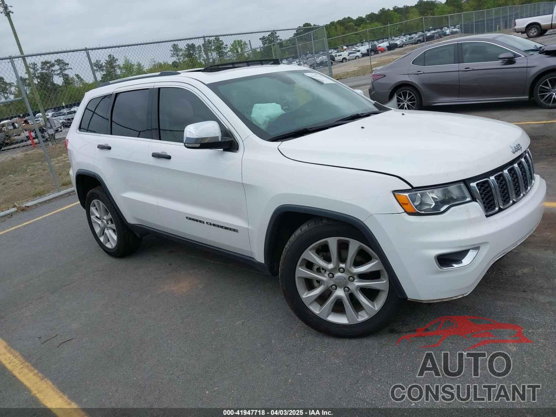 JEEP GRAND CHEROKEE 2017 - 1C4RJEBG3HC678912