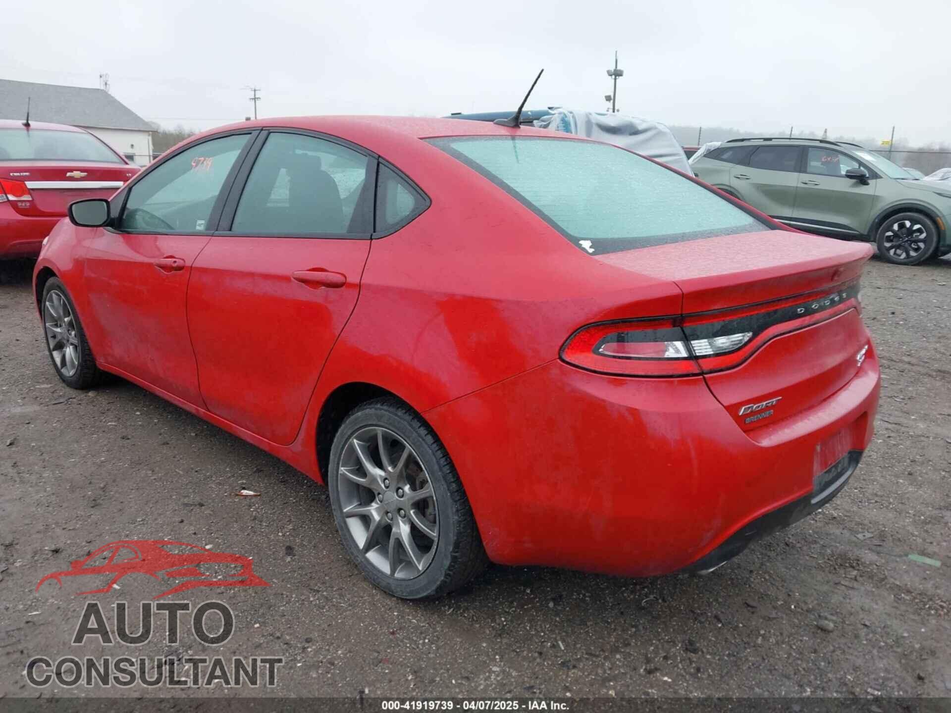 DODGE DART 2014 - 1C3CDFBB2ED909607