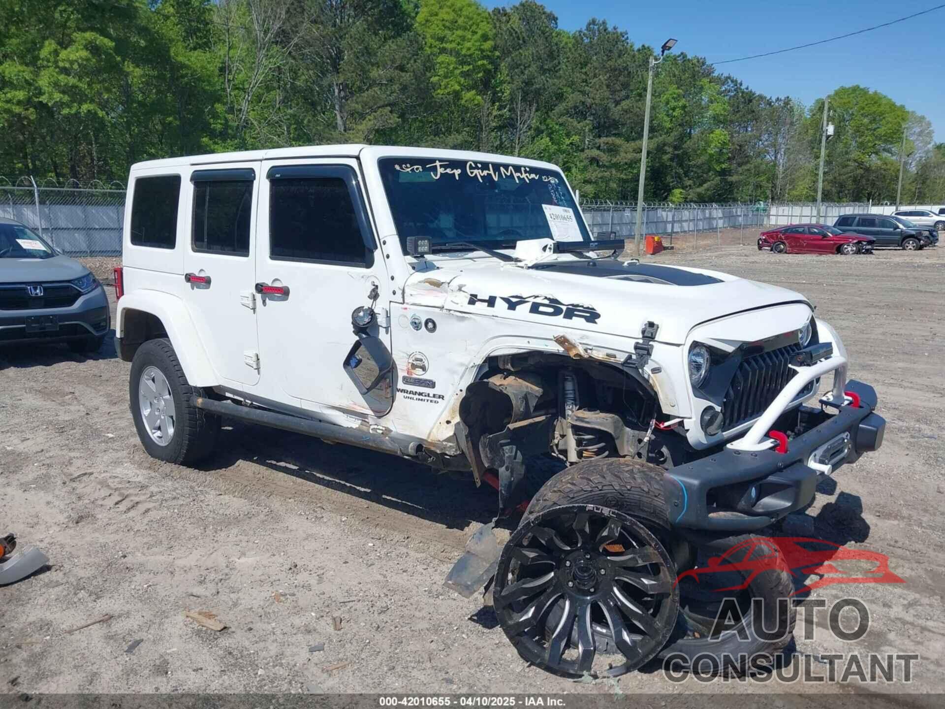 JEEP WRANGLER UNLIMITED 2017 - 1C4BJWFG9HL695361