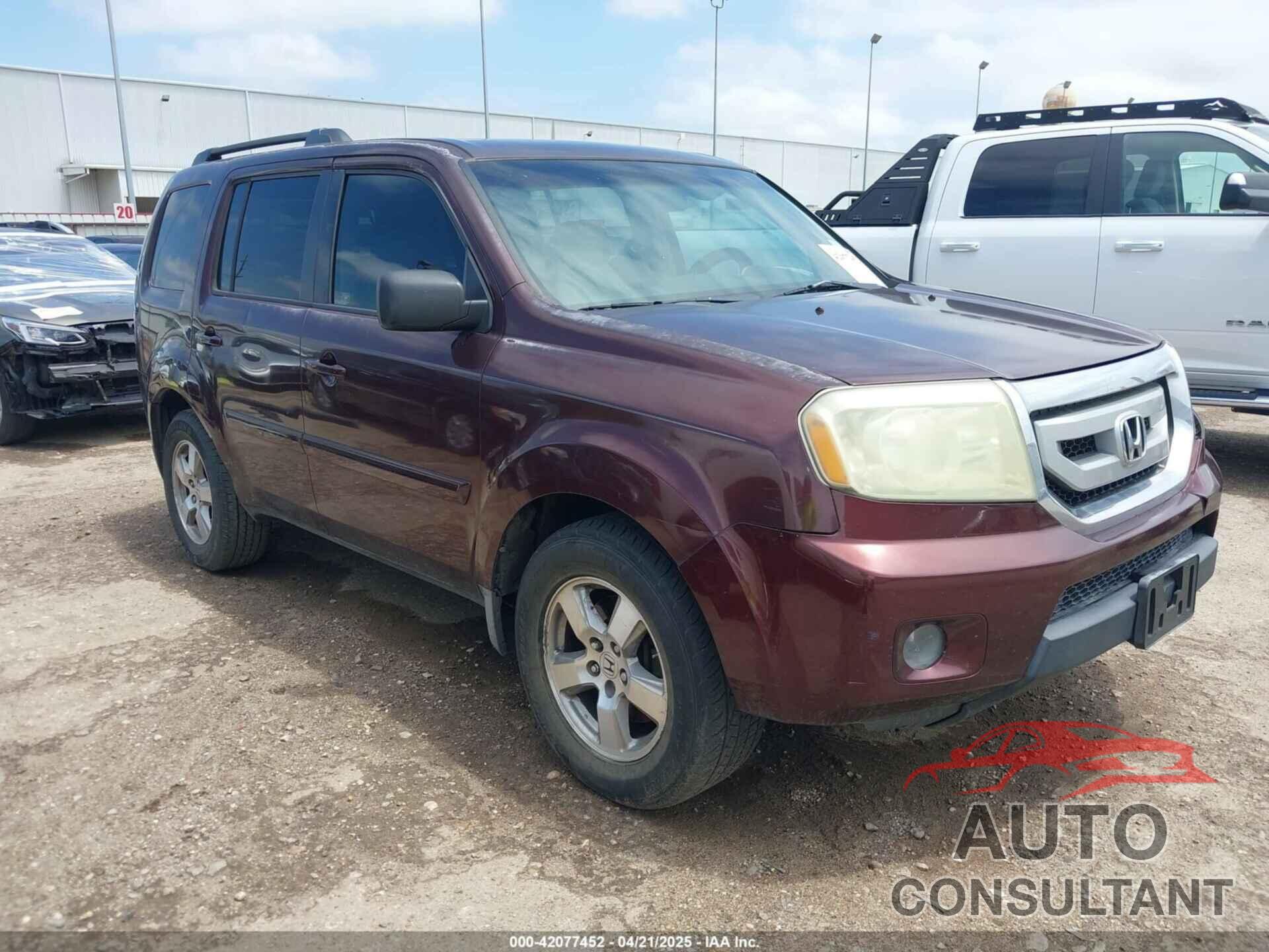 HONDA PILOT 2009 - 5FNYF384X9B015856