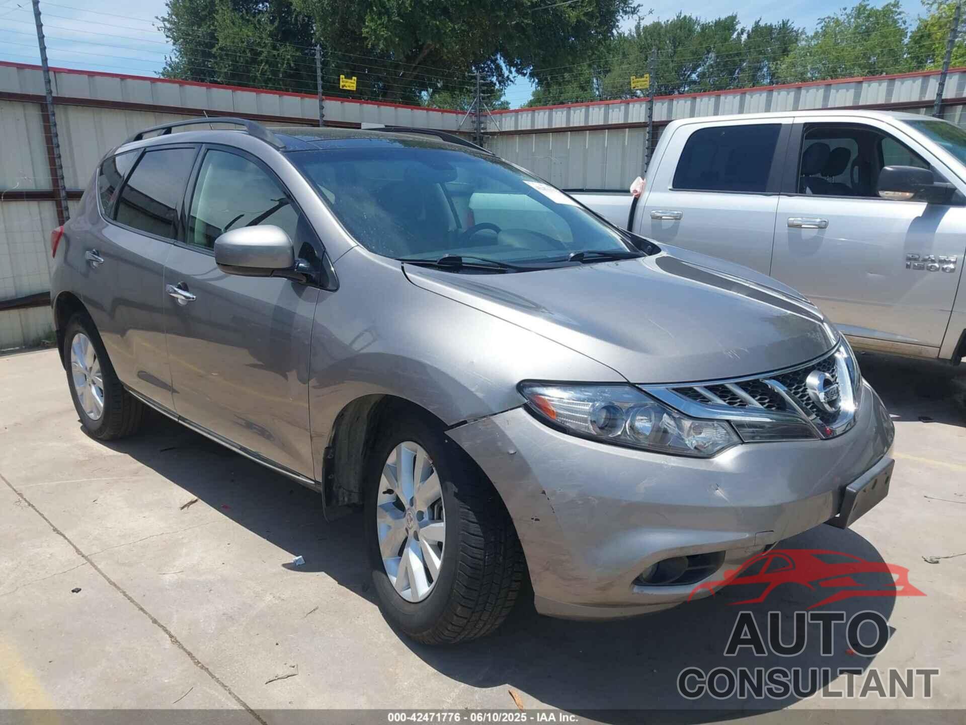 NISSAN MURANO 2011 - JN8AZ1MU8BW050792