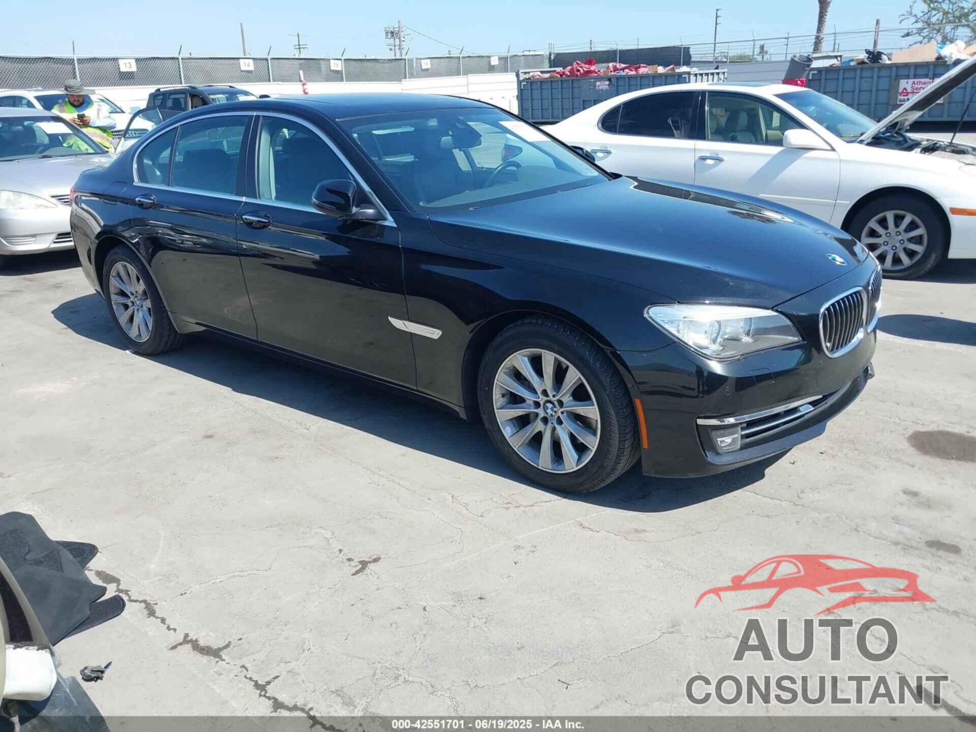 BMW 740I 2013 - WBAYA6C56DC995248