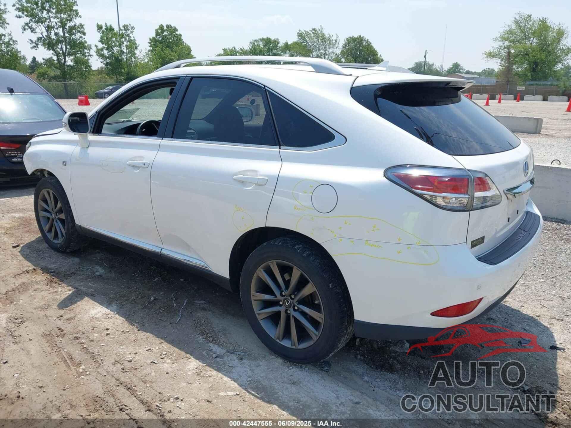 LEXUS RX 350 2013 - 2T2BK1BA9DC171027