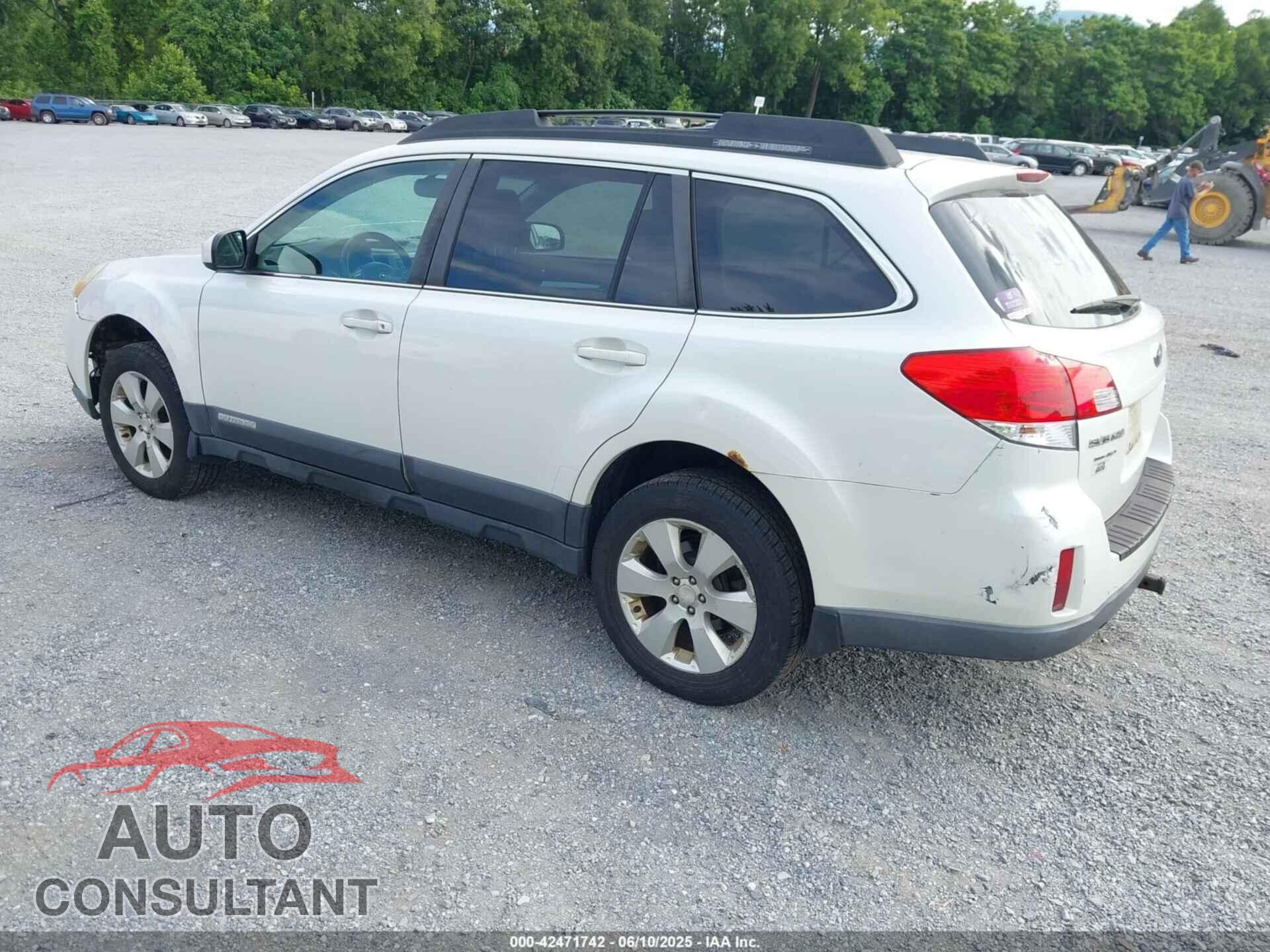 SUBARU OUTBACK 2012 - 4S4BRBGC3C3207782