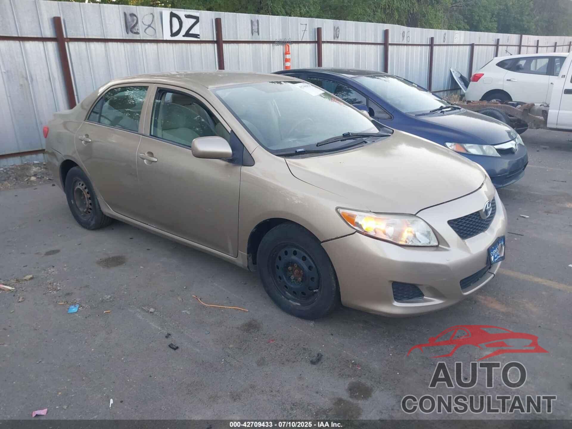 TOYOTA COROLLA 2009 - 1NXBU40EX9Z062099