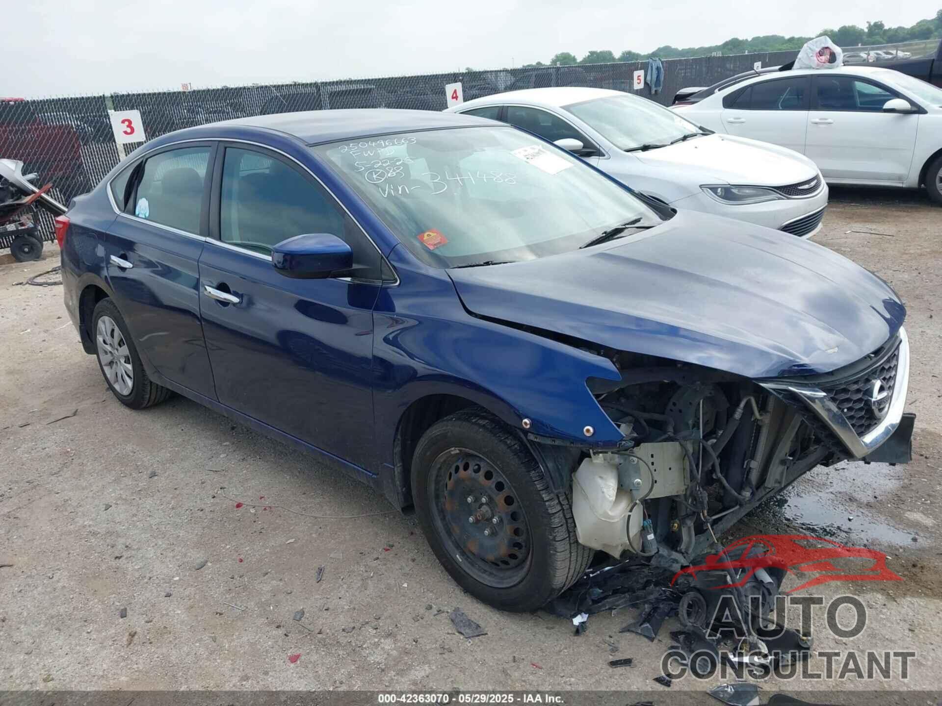 NISSAN SENTRA 2017 - 3N1AB7AP6HY341488