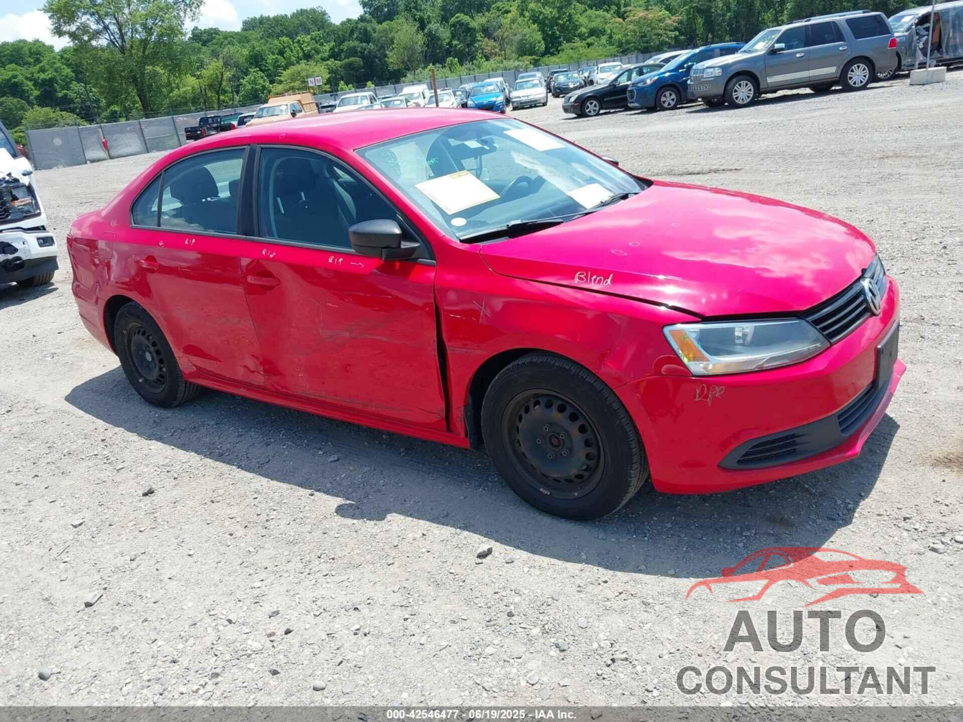 VOLKSWAGEN JETTA 2013 - 3VW2K7AJ9DM312904
