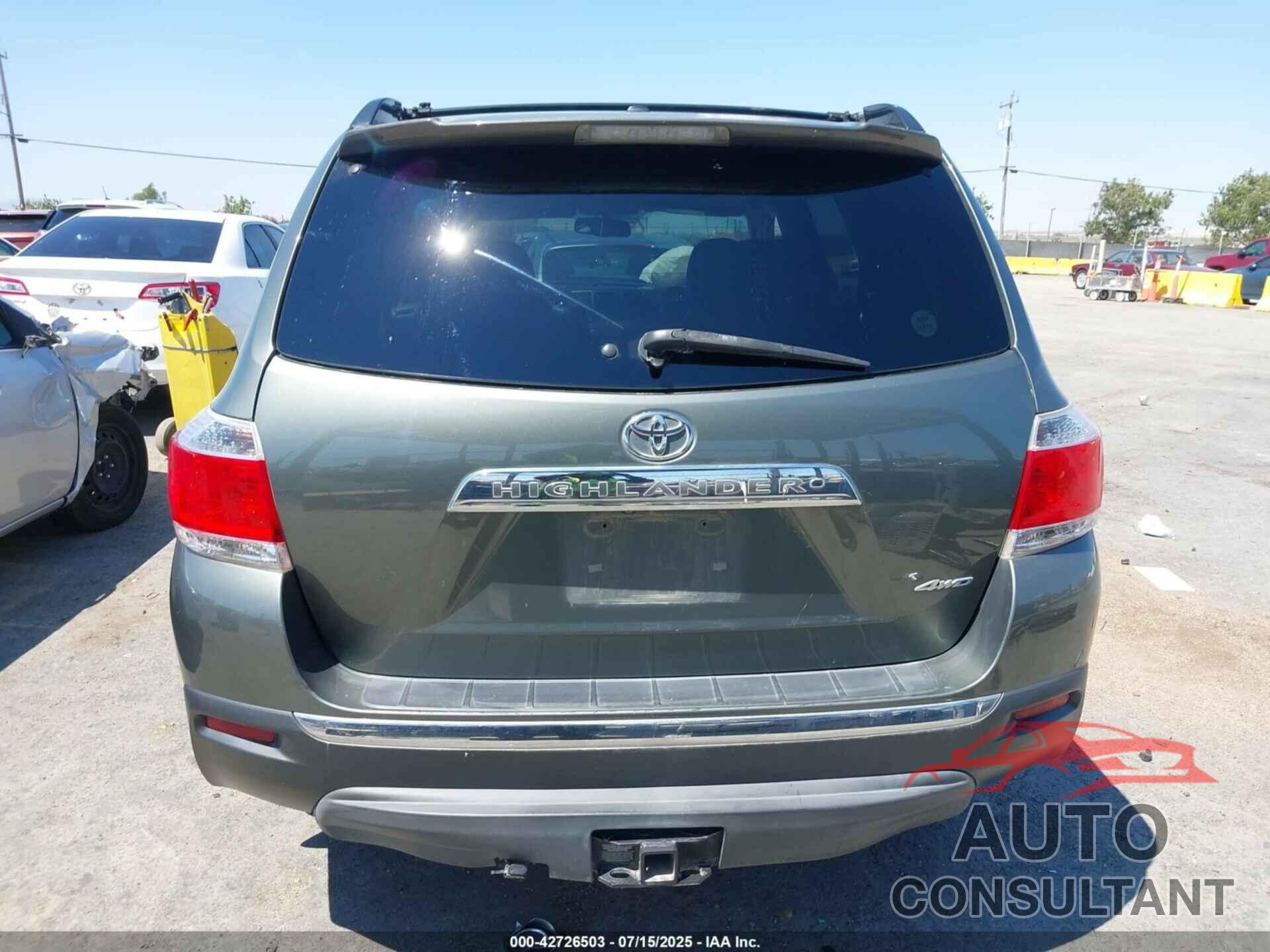 TOYOTA HIGHLANDER 2013 - 5TDDK3EH1DS271678