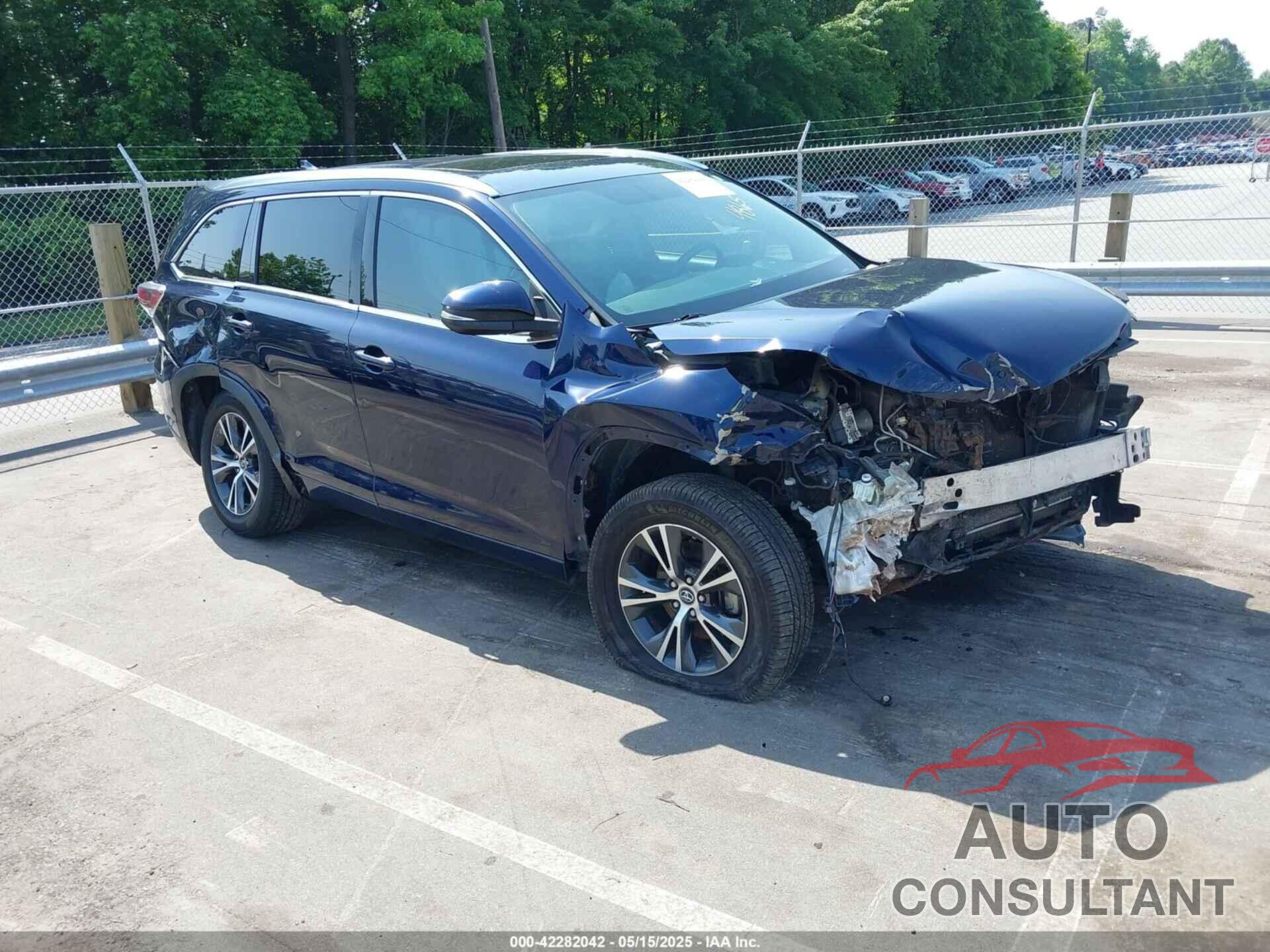 TOYOTA HIGHLANDER 2016 - 5TDKKRFH1GS174865