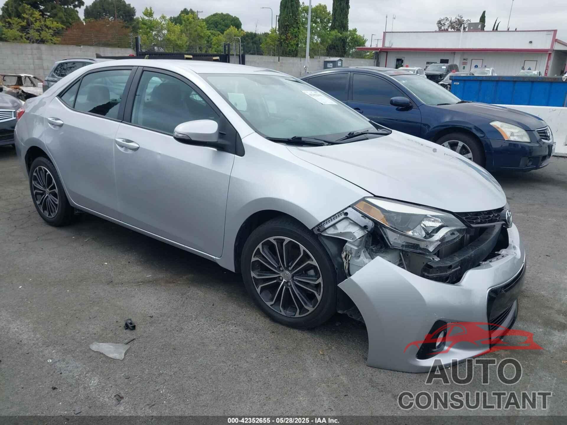 TOYOTA COROLLA 2015 - 5YFBURHEXFP349375