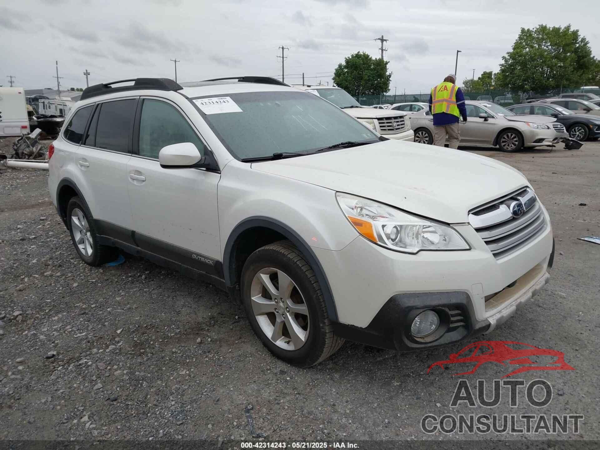 SUBARU OUTBACK 2014 - 4S4BRBLC1E3320753