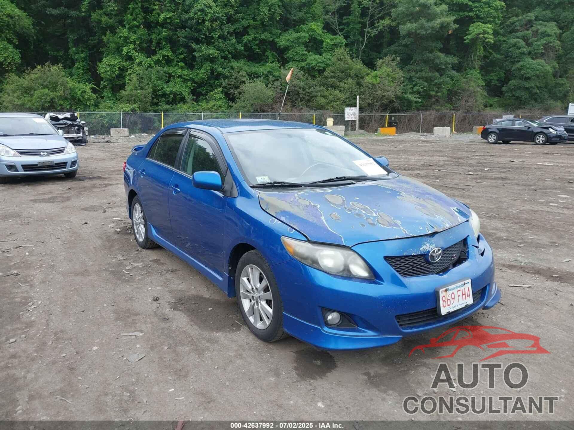 TOYOTA COROLLA 2010 - 1NXBU4EE7AZ183735