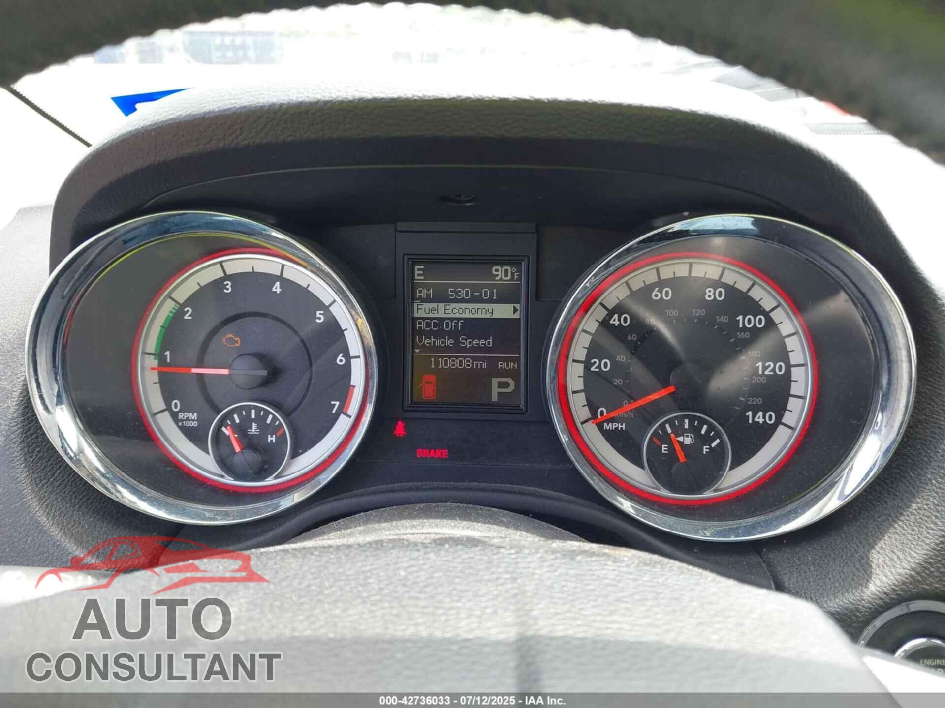 DODGE DURANGO 2013 - 1C4RDHEG0DC571833
