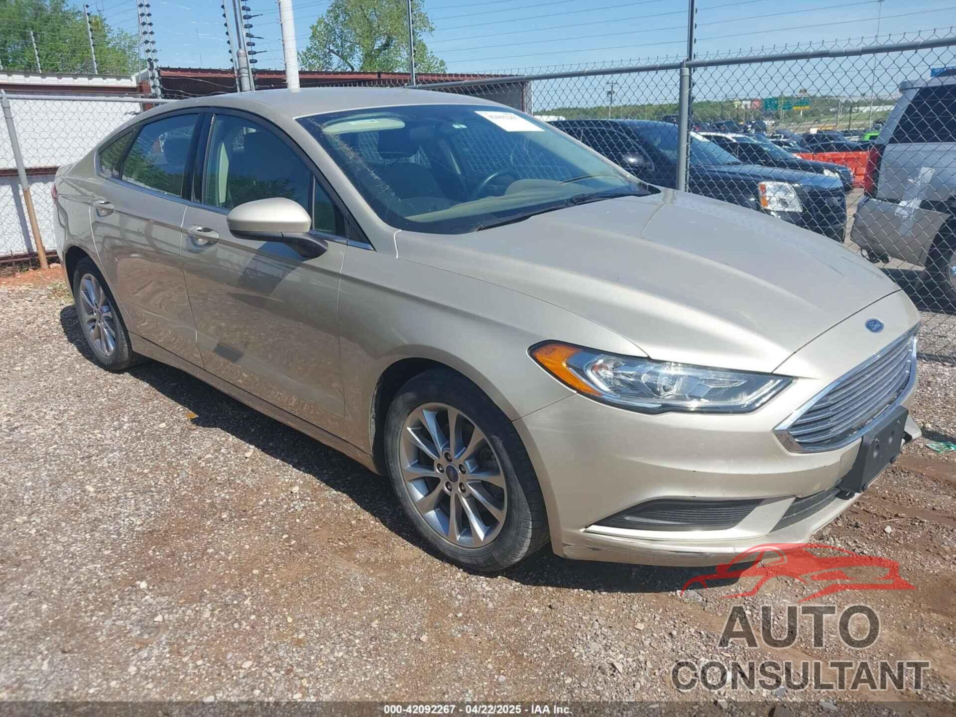 FORD FUSION 2017 - 3FA6P0G72HR206558