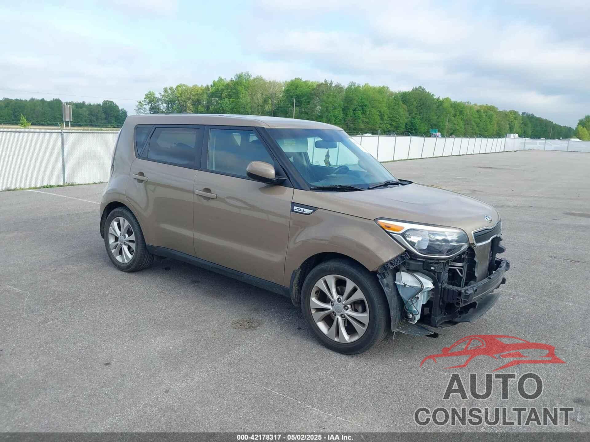 KIA SOUL 2015 - KNDJP3A59F7128233