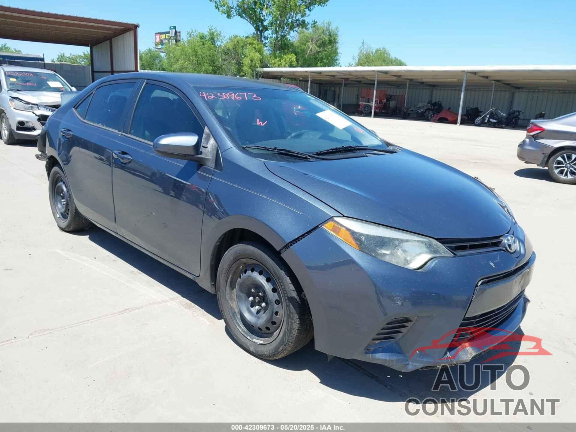 TOYOTA COROLLA 2016 - 2T1BURHEXGC577393
