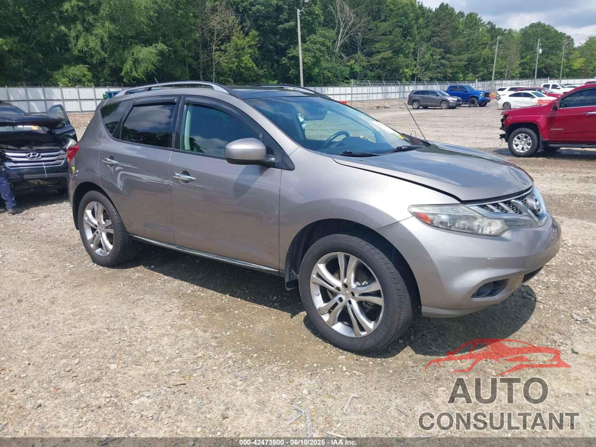 NISSAN MURANO 2011 - JN8AZ1MU5BW059711