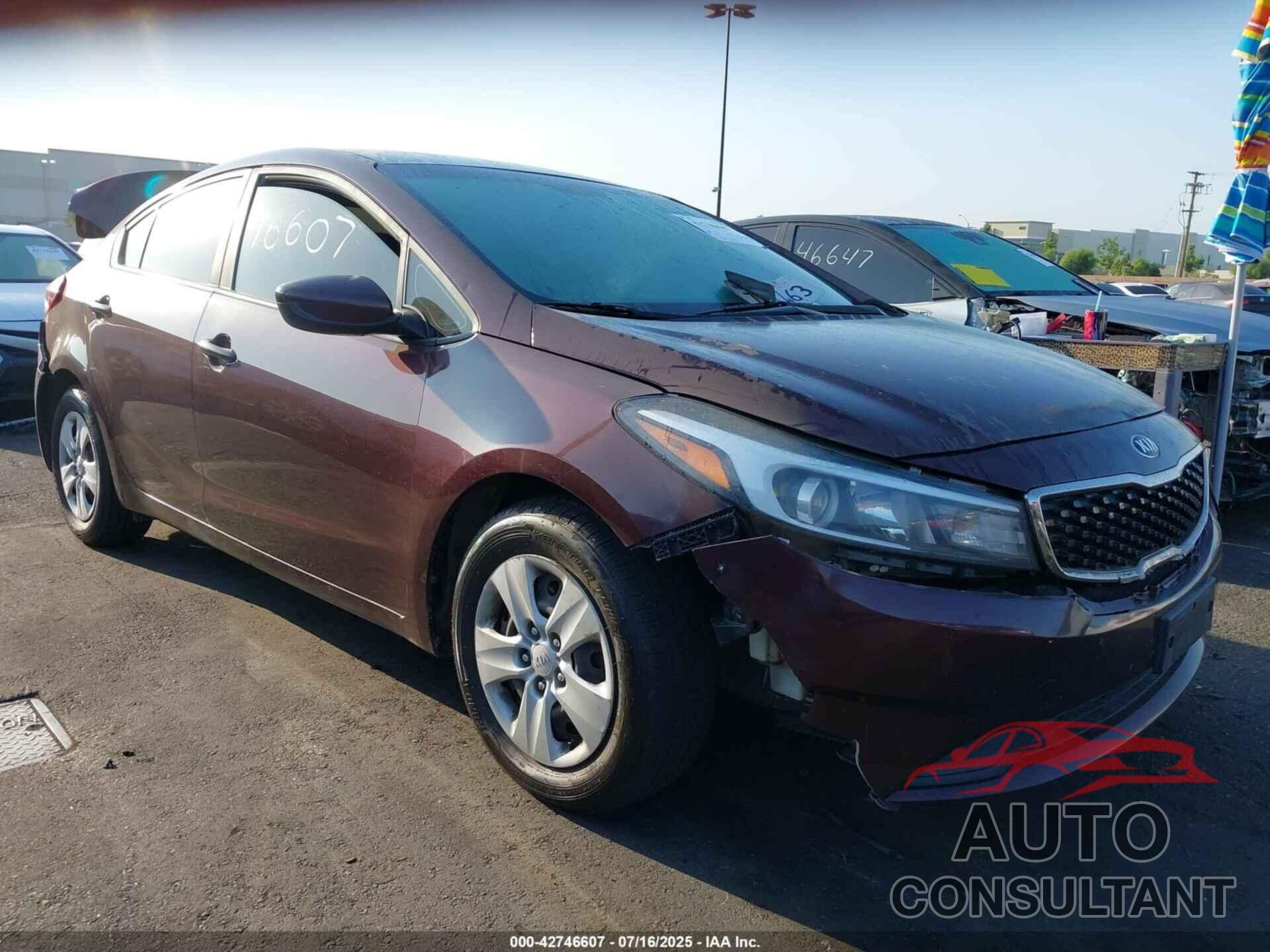KIA FORTE 2017 - 3KPFK4A79HE067108
