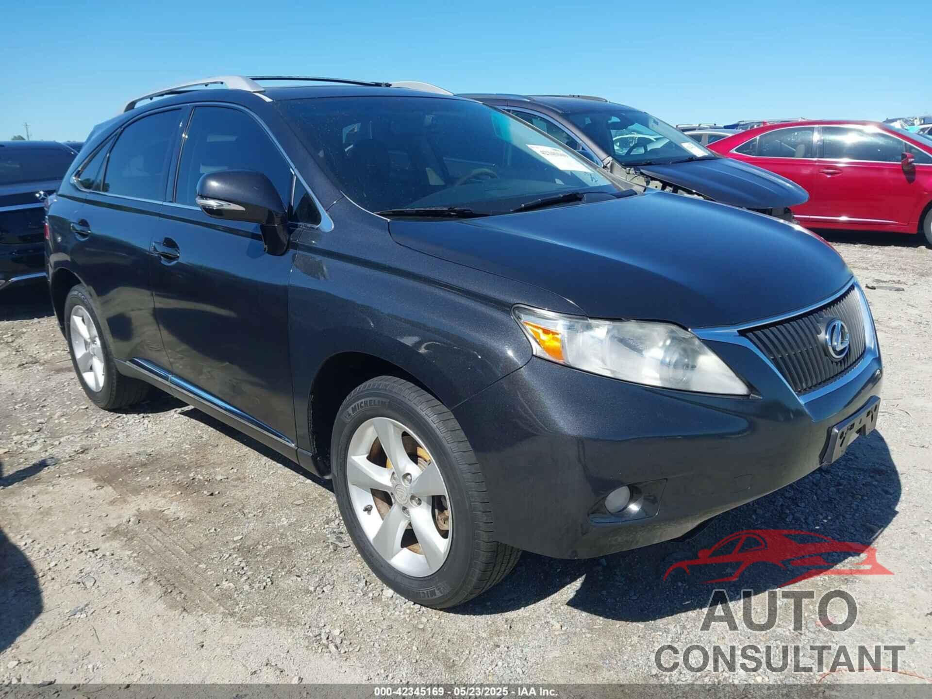 LEXUS RX 350 2011 - 2T2BK1BA6BC100395