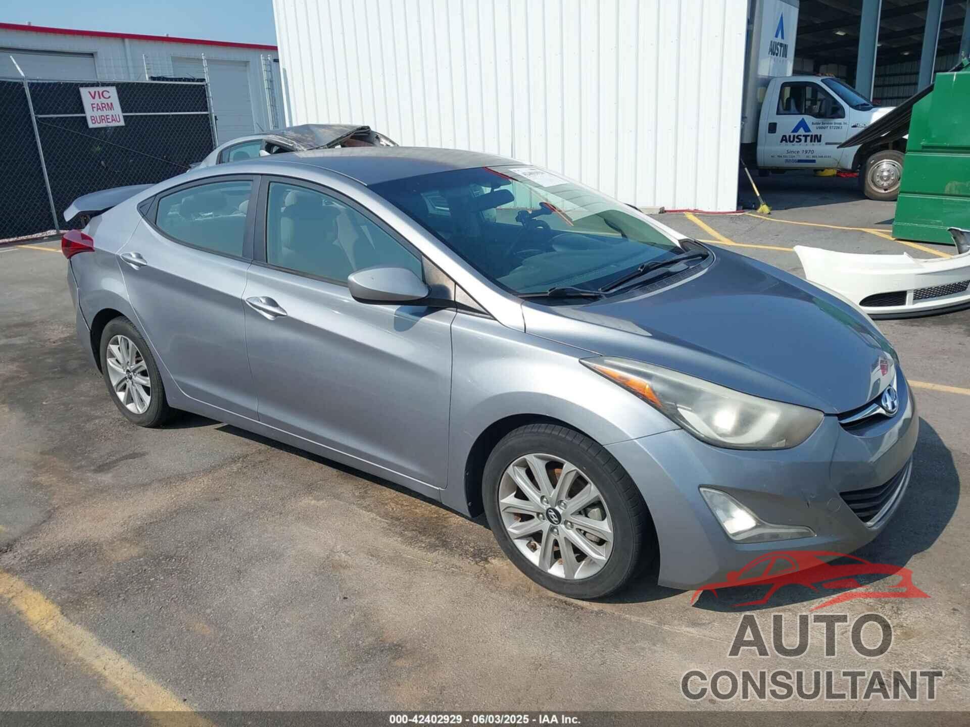 HYUNDAI ELANTRA 2014 - KMHDH4AE1EU083834