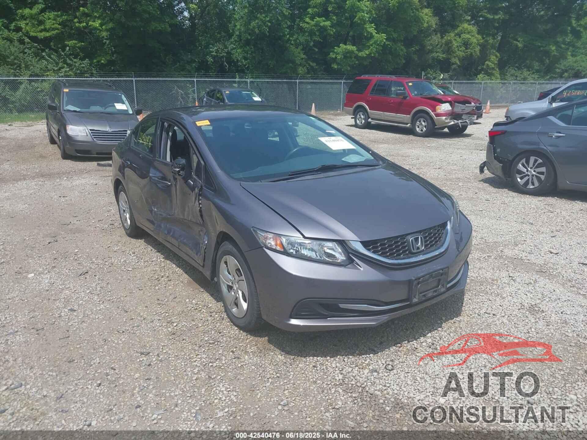 HONDA CIVIC 2014 - 19XFB2F5XEE020743