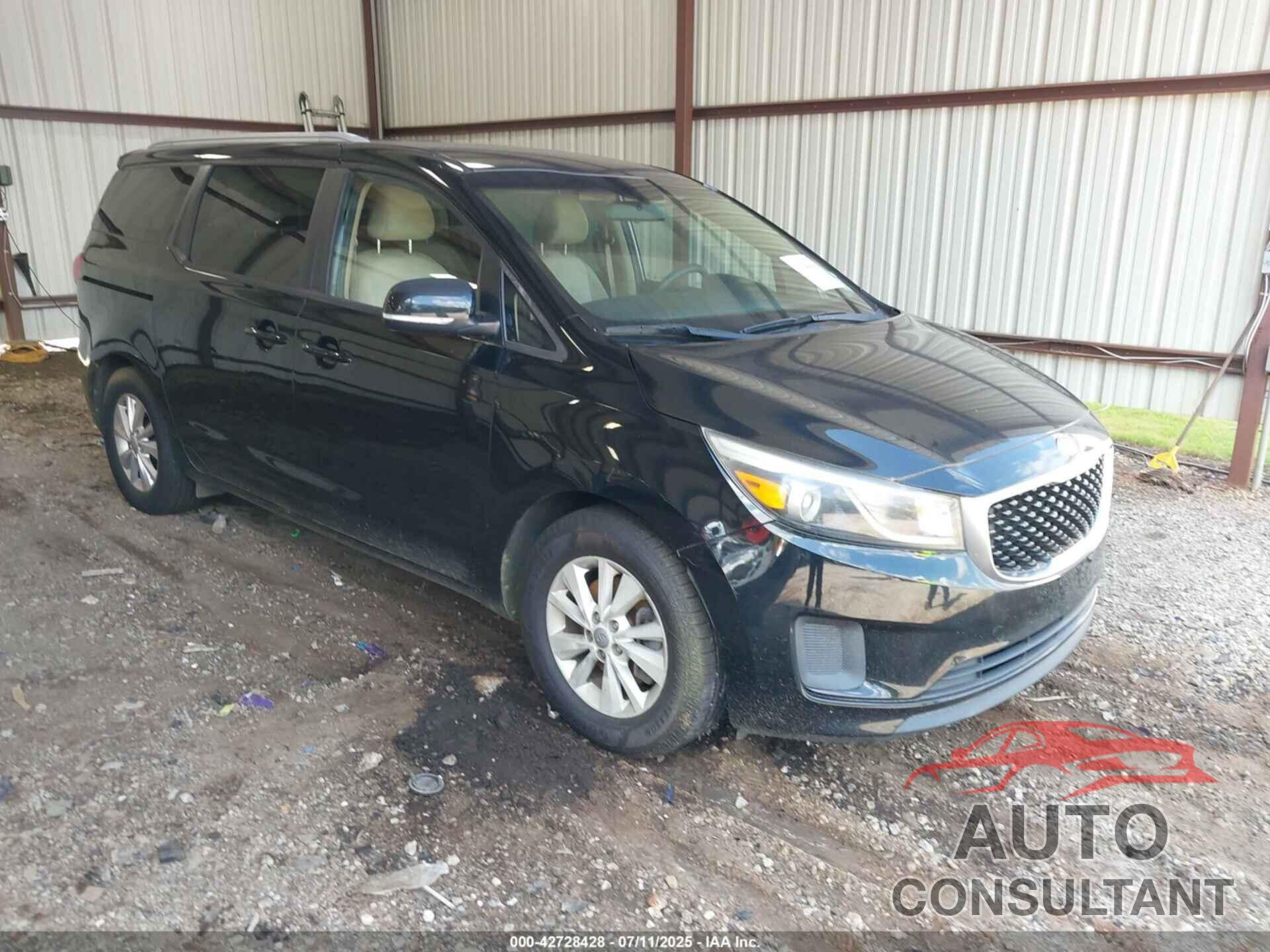 KIA SEDONA 2015 - KNDMB5C15F6034342