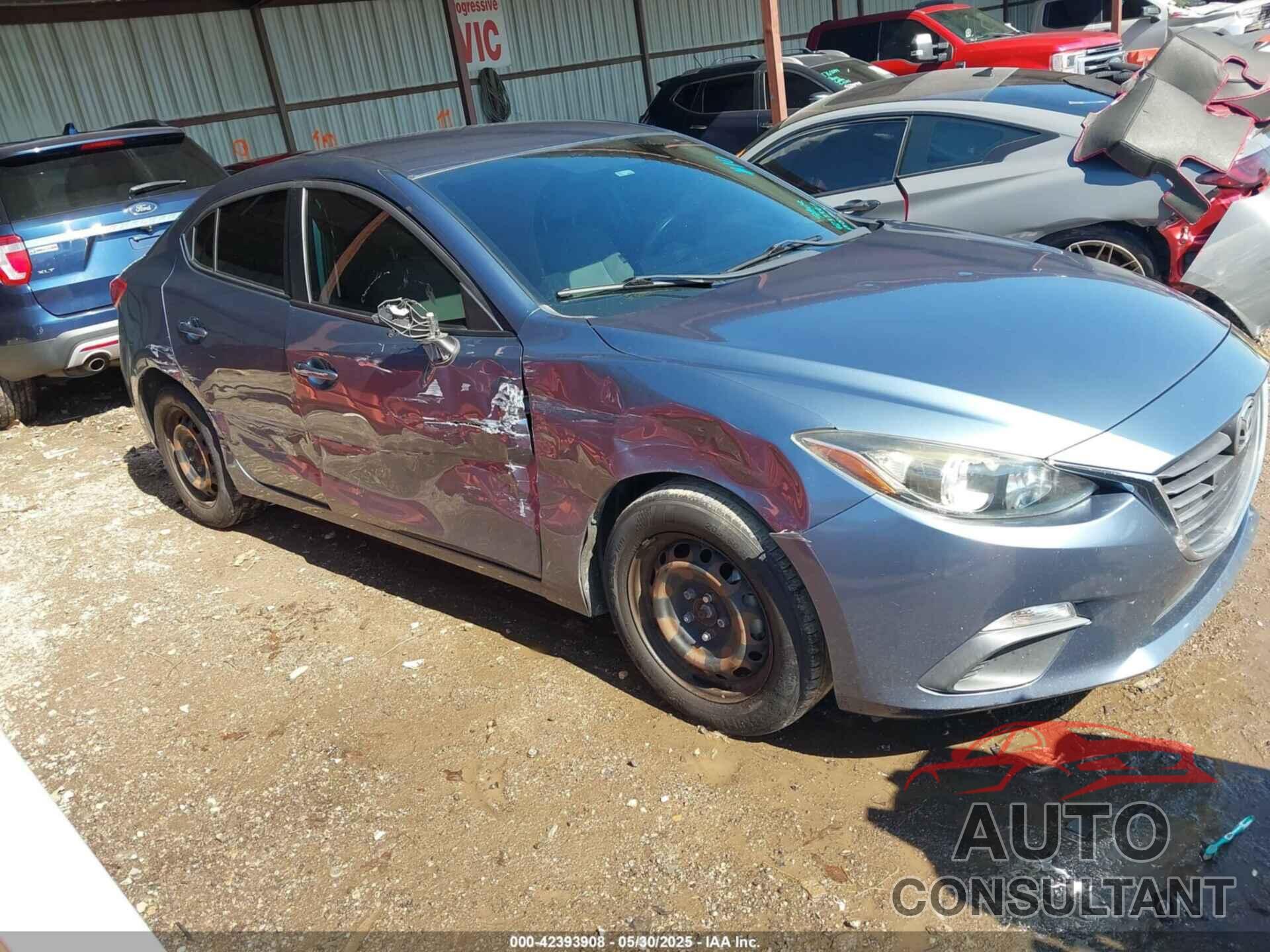MAZDA MAZDA3 2015 - JM1BM1T70F1247954