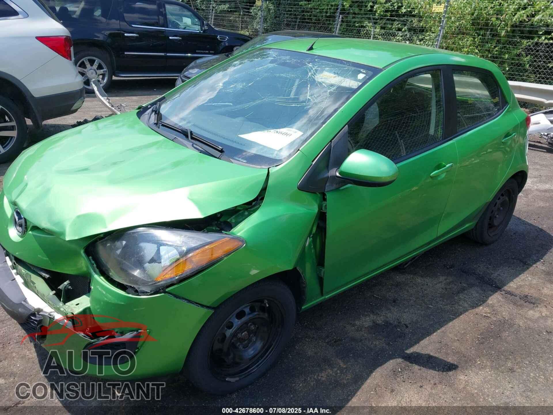 MAZDA MAZDA2 2012 - JM1DE1KZ3C0150824
