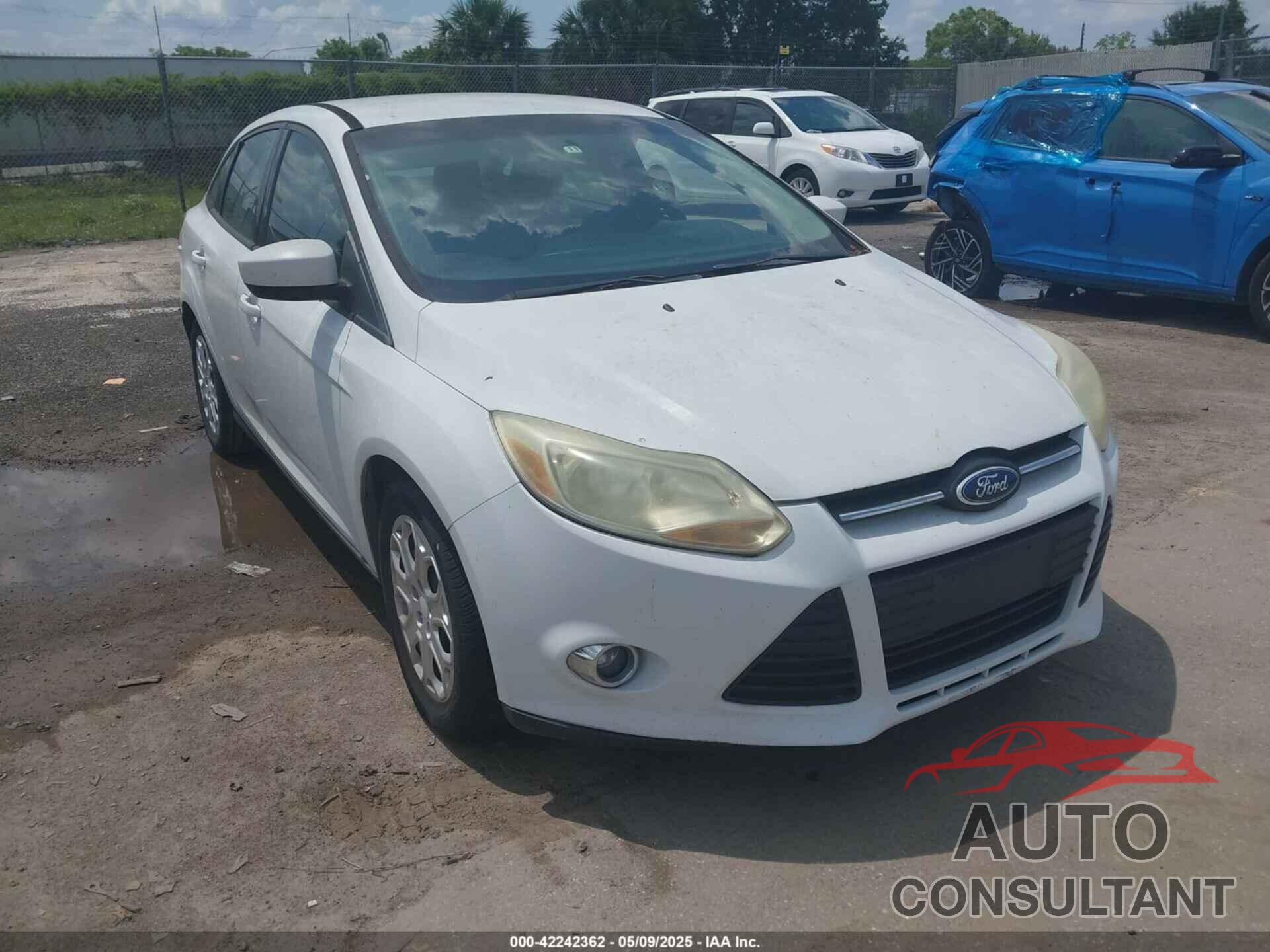 FORD FOCUS 2012 - 1FAHP3F2XCL169797