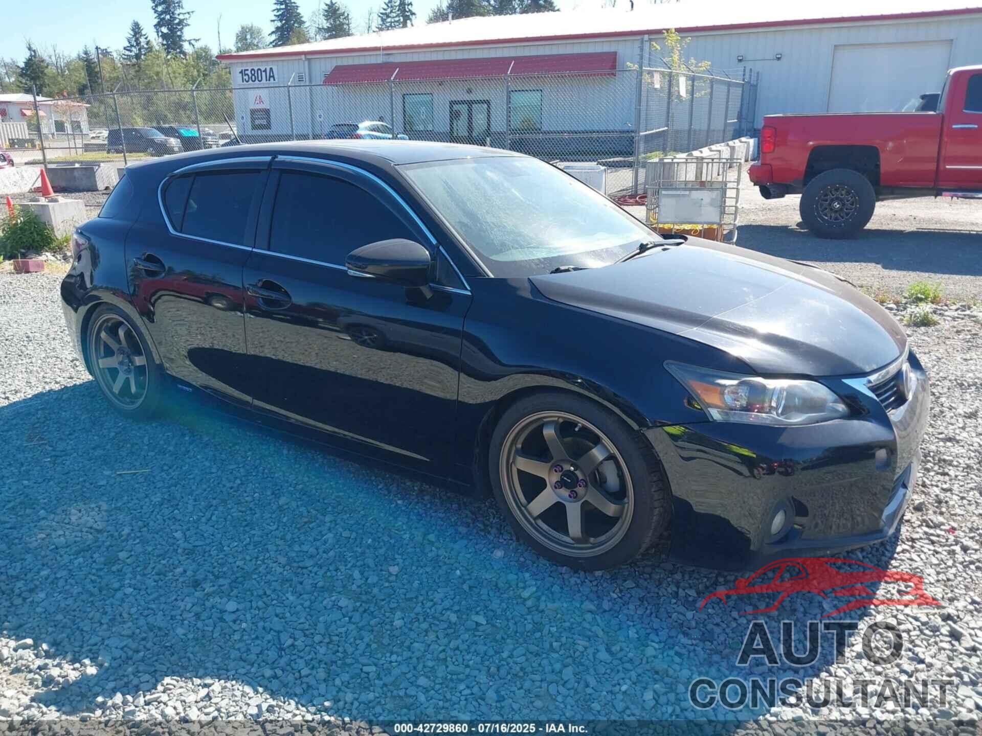 LEXUS CT 200H 2012 - JTHKD5BH0C2051888
