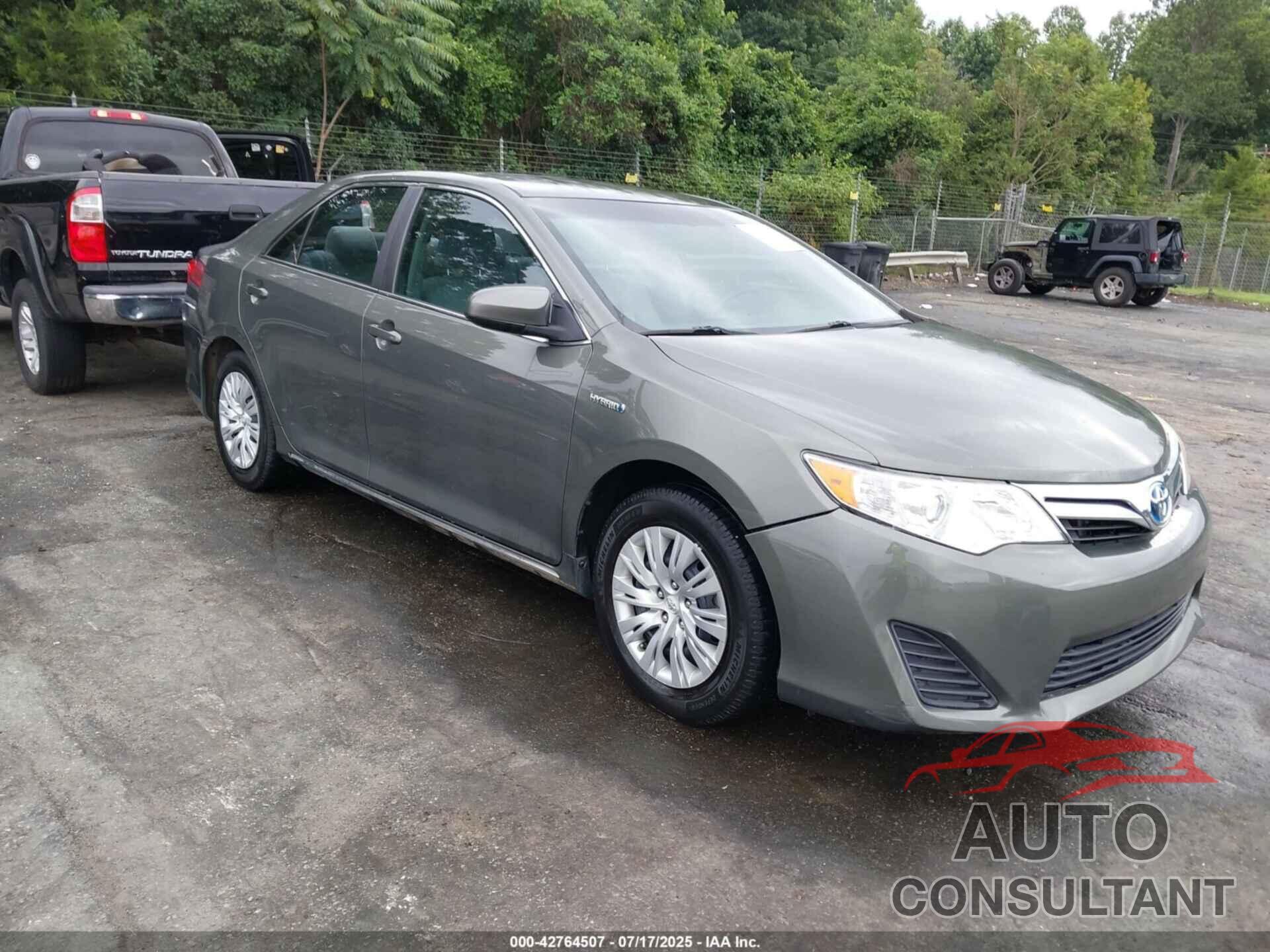 TOYOTA CAMRY 2014 - 4T1BD1FK7EU112611