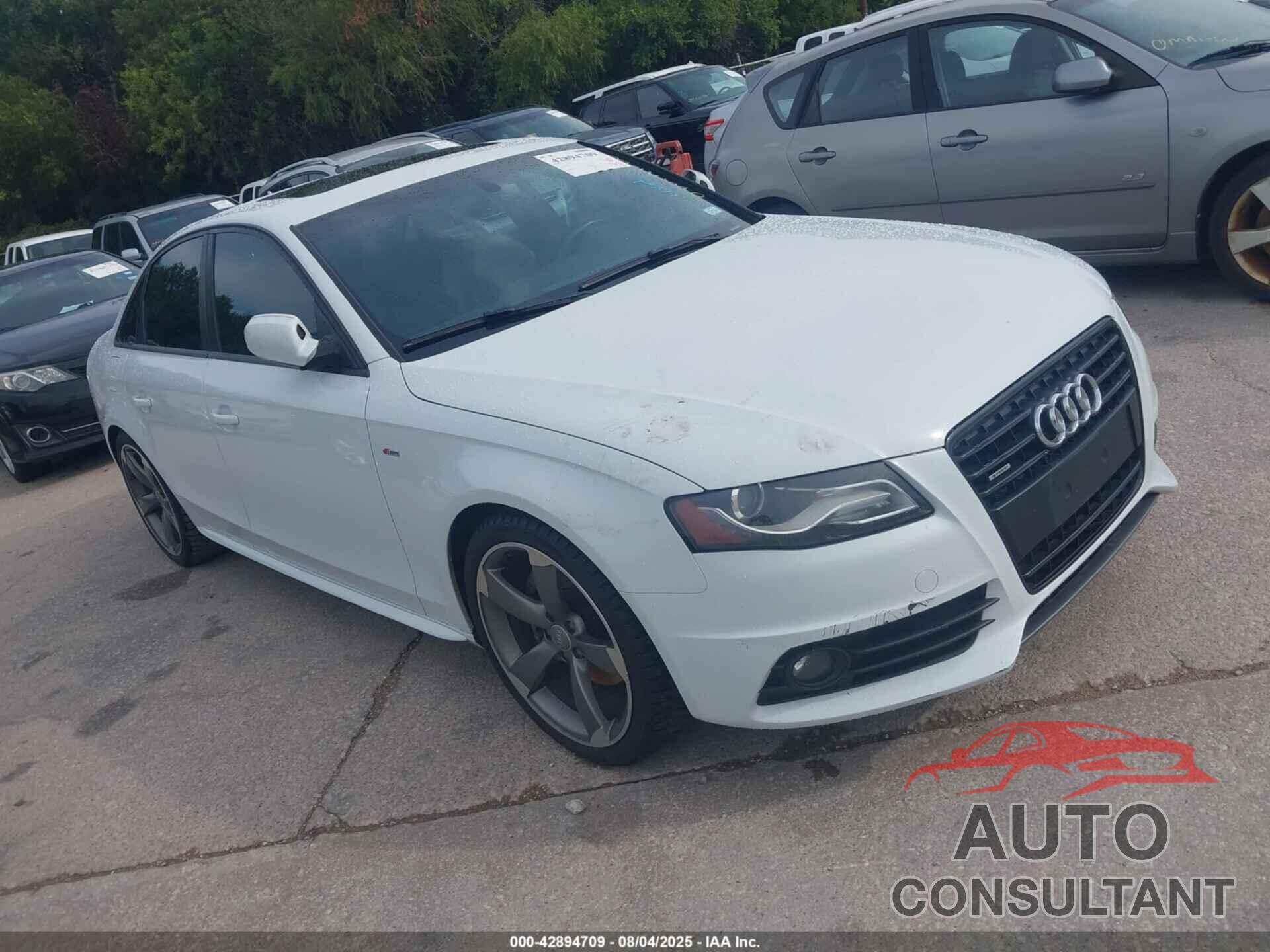 AUDI A4 2012 - WAUKFAFL7CA112935