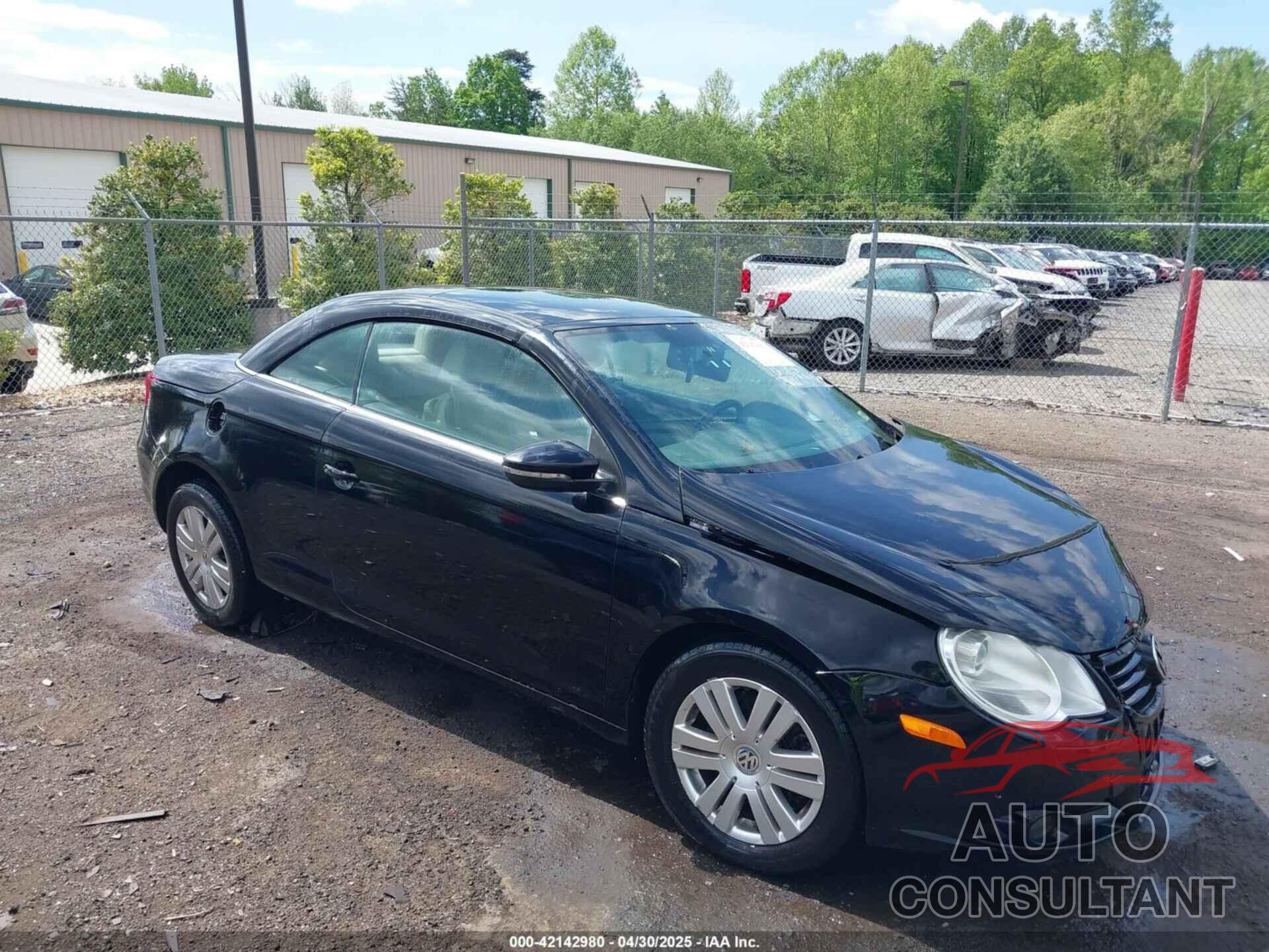 VOLKSWAGEN EOS 2010 - WVWBA7AH2AV019317