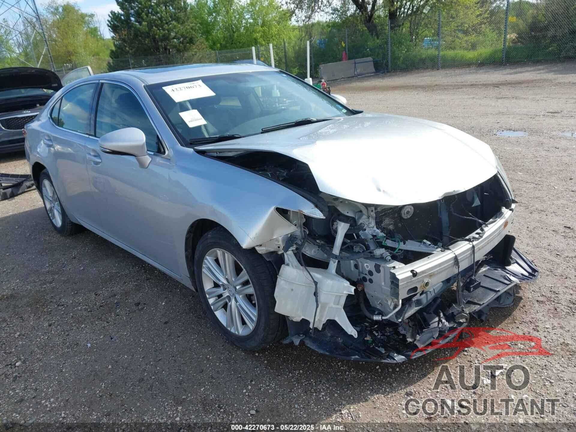 LEXUS ES 350 2014 - JTHBK1GG7E2124014