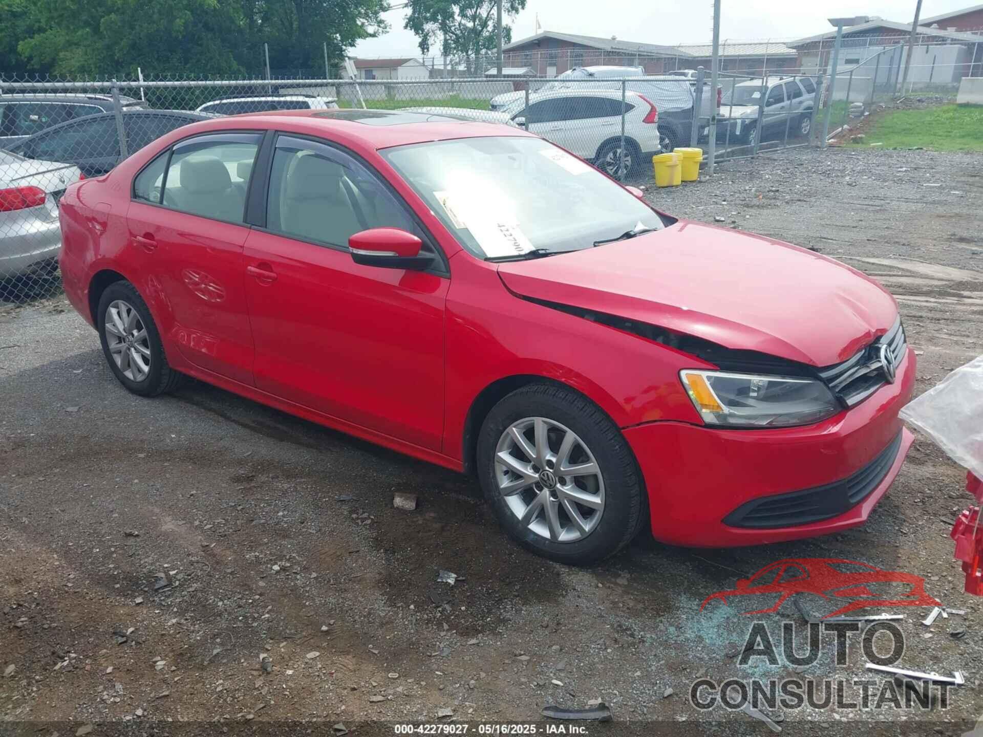 VOLKSWAGEN JETTA 2012 - 3VWDX7AJ0CM322455