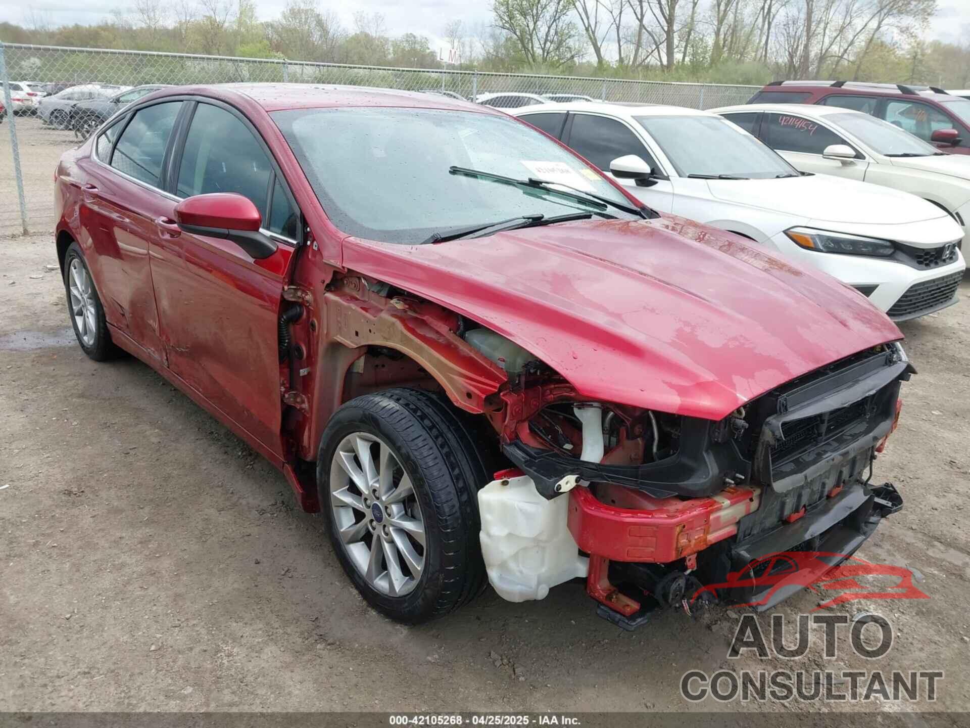 FORD FUSION 2017 - 3FA6P0H73HR178154