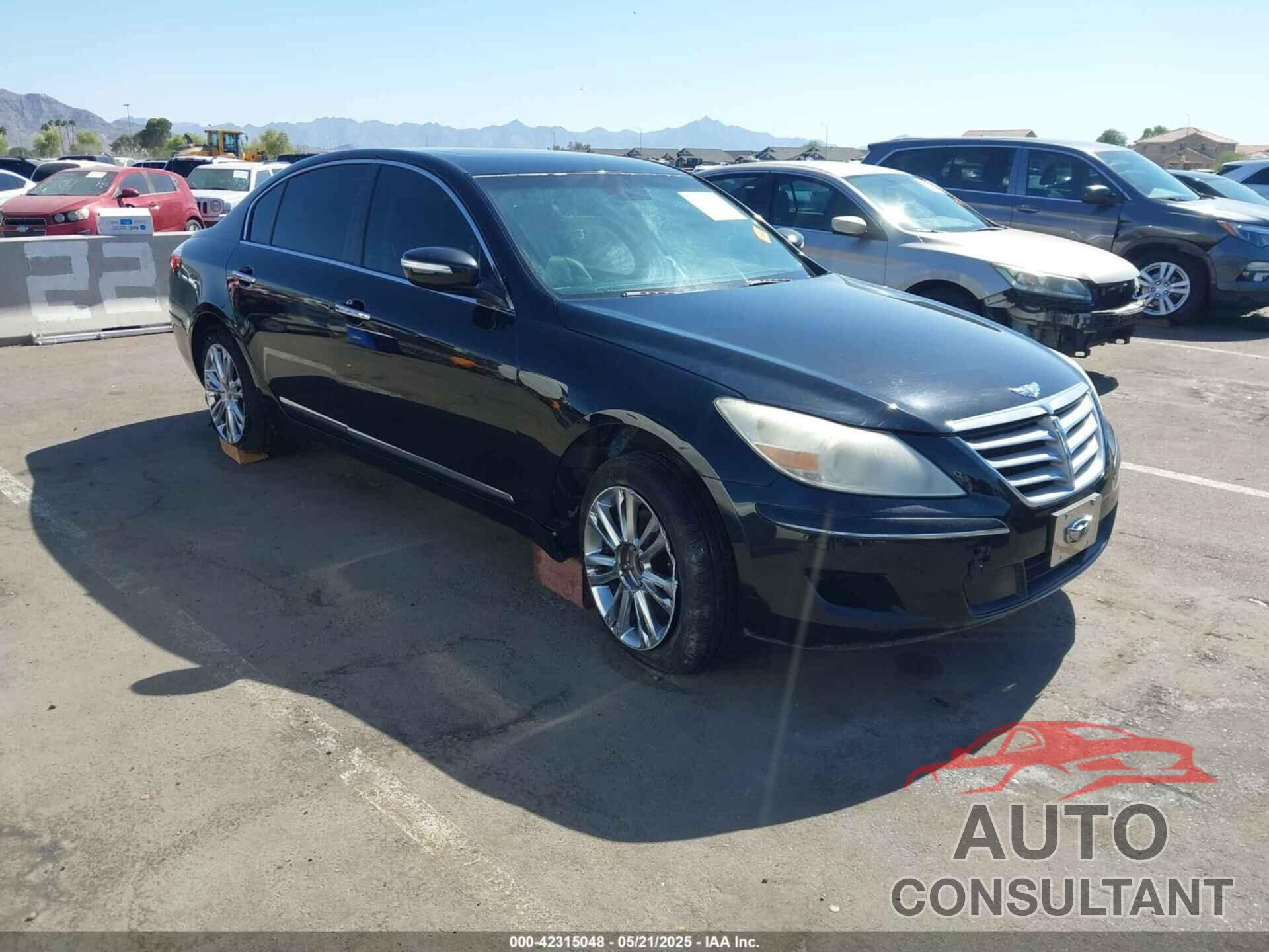 HYUNDAI GENESIS 2010 - KMHGC4DF0AU109608