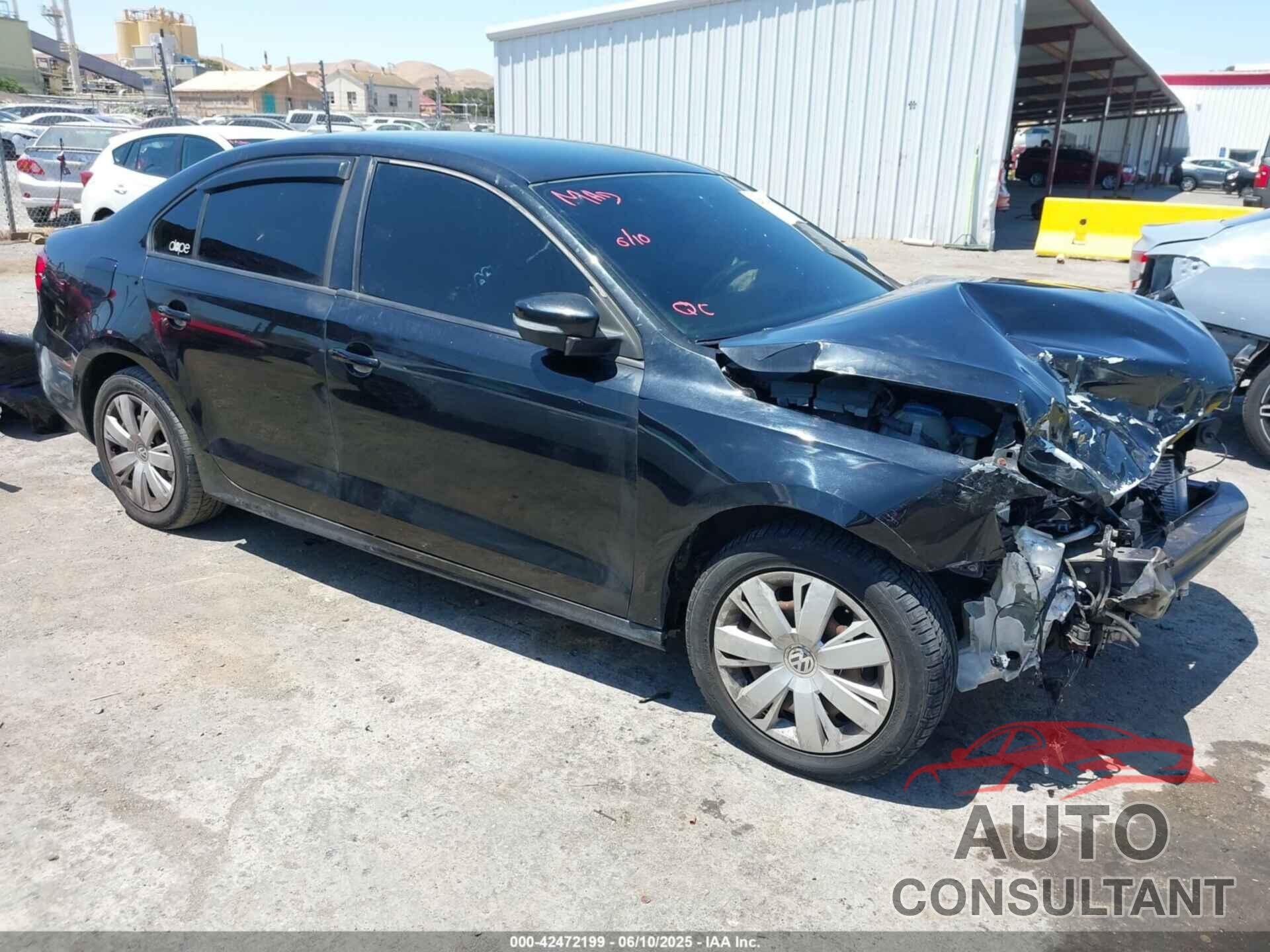 VOLKSWAGEN JETTA 2012 - 3VWDP7AJ9CM131651