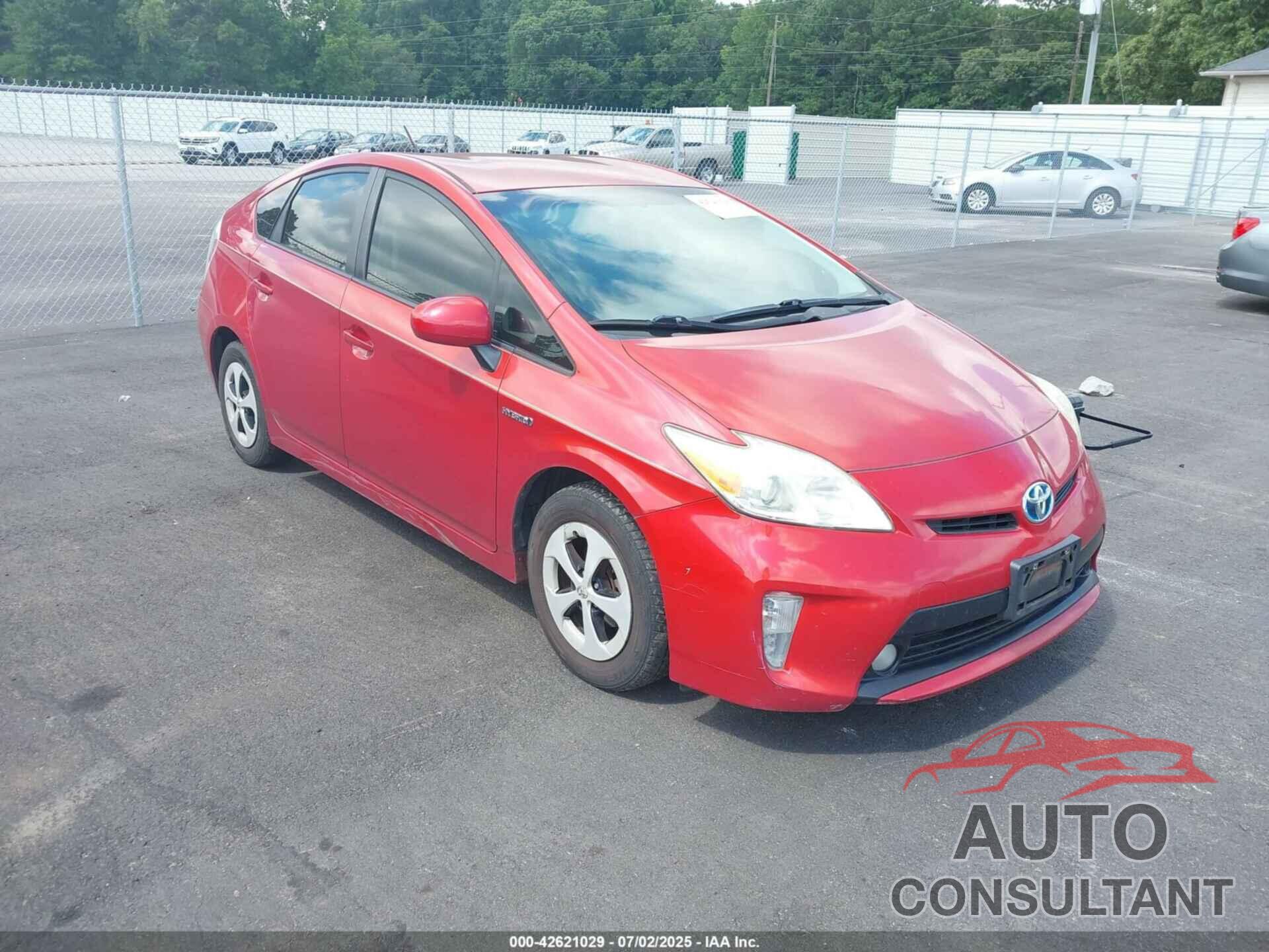 TOYOTA PRIUS 2014 - JTDKN3DU3E1782675