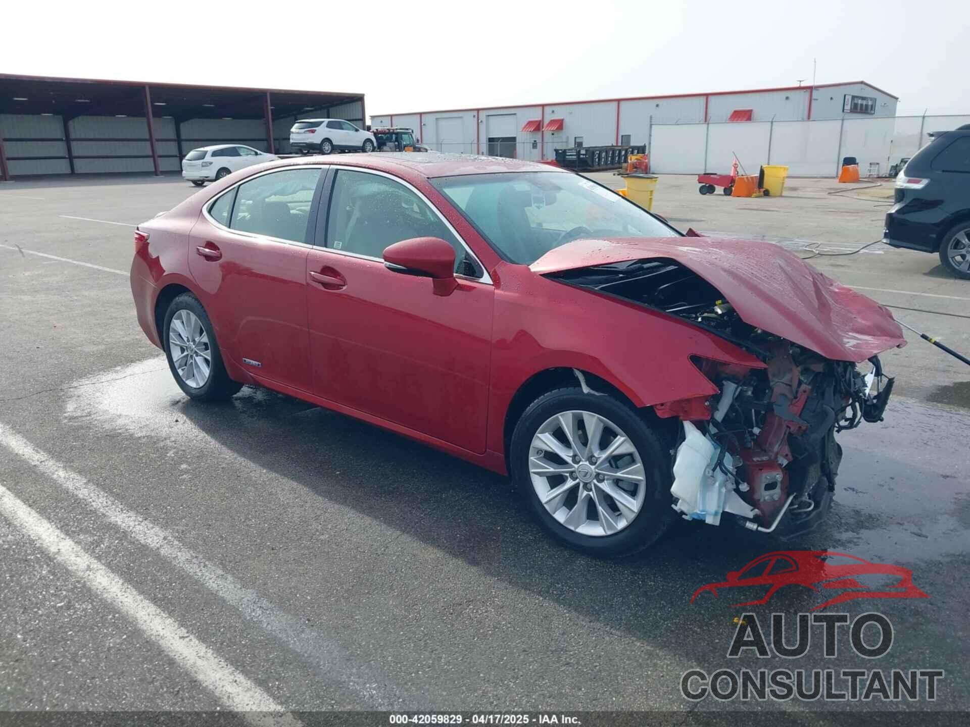 LEXUS ES 300H 2013 - JTHBW1GG4D2005498