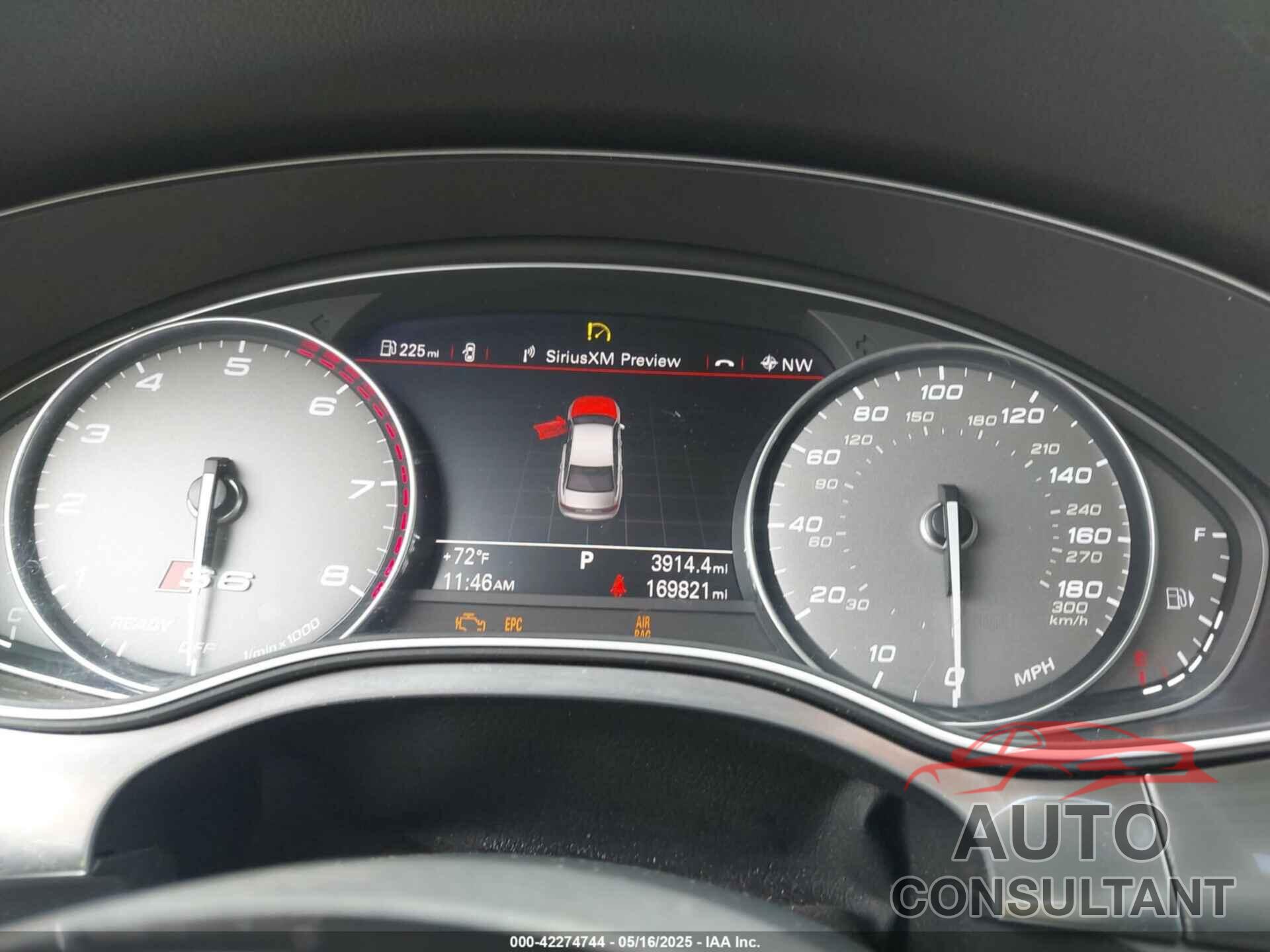 AUDI S6 2016 - WAUH2AFC1GN016187