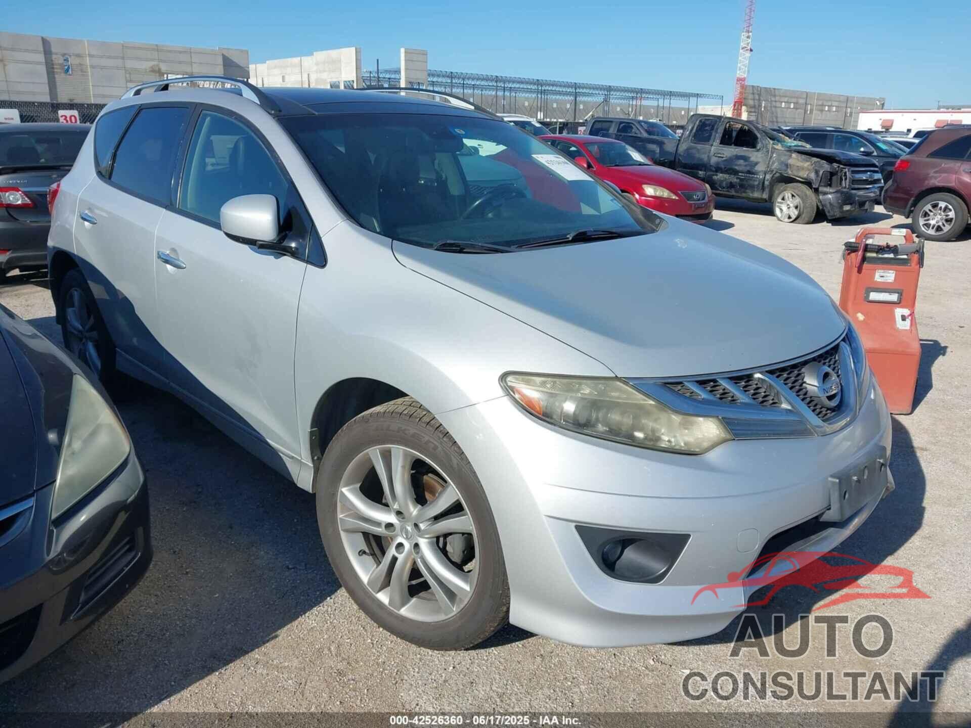 NISSAN MURANO 2011 - JN8AZ1MU7BW066367