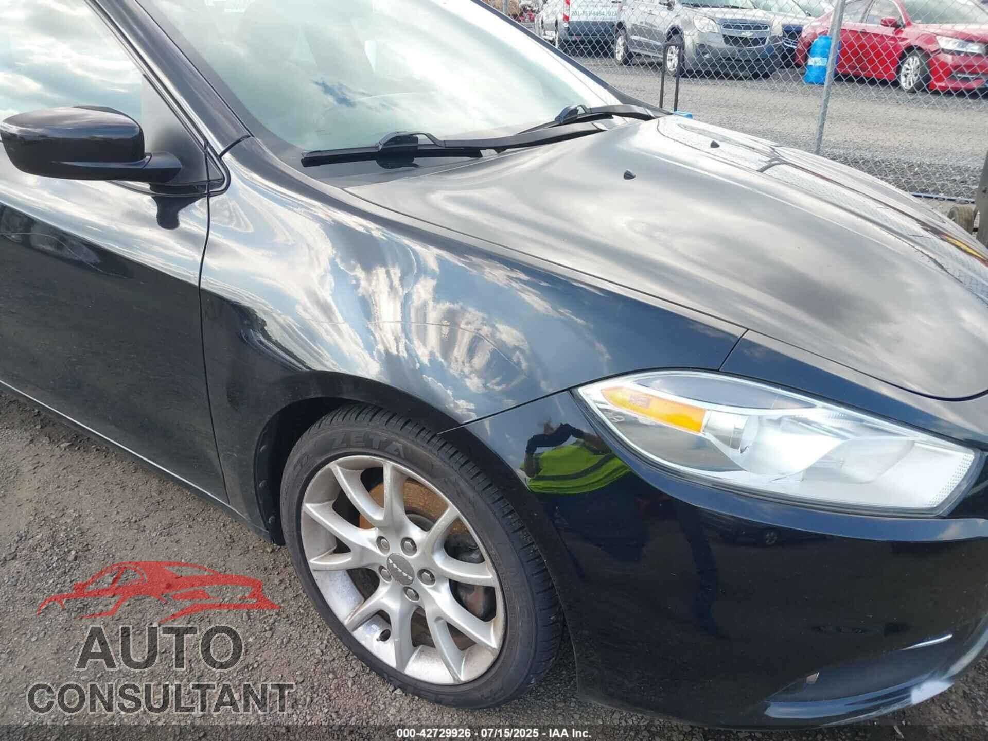 DODGE DART 2013 - 1C3CDFBA7DD136784