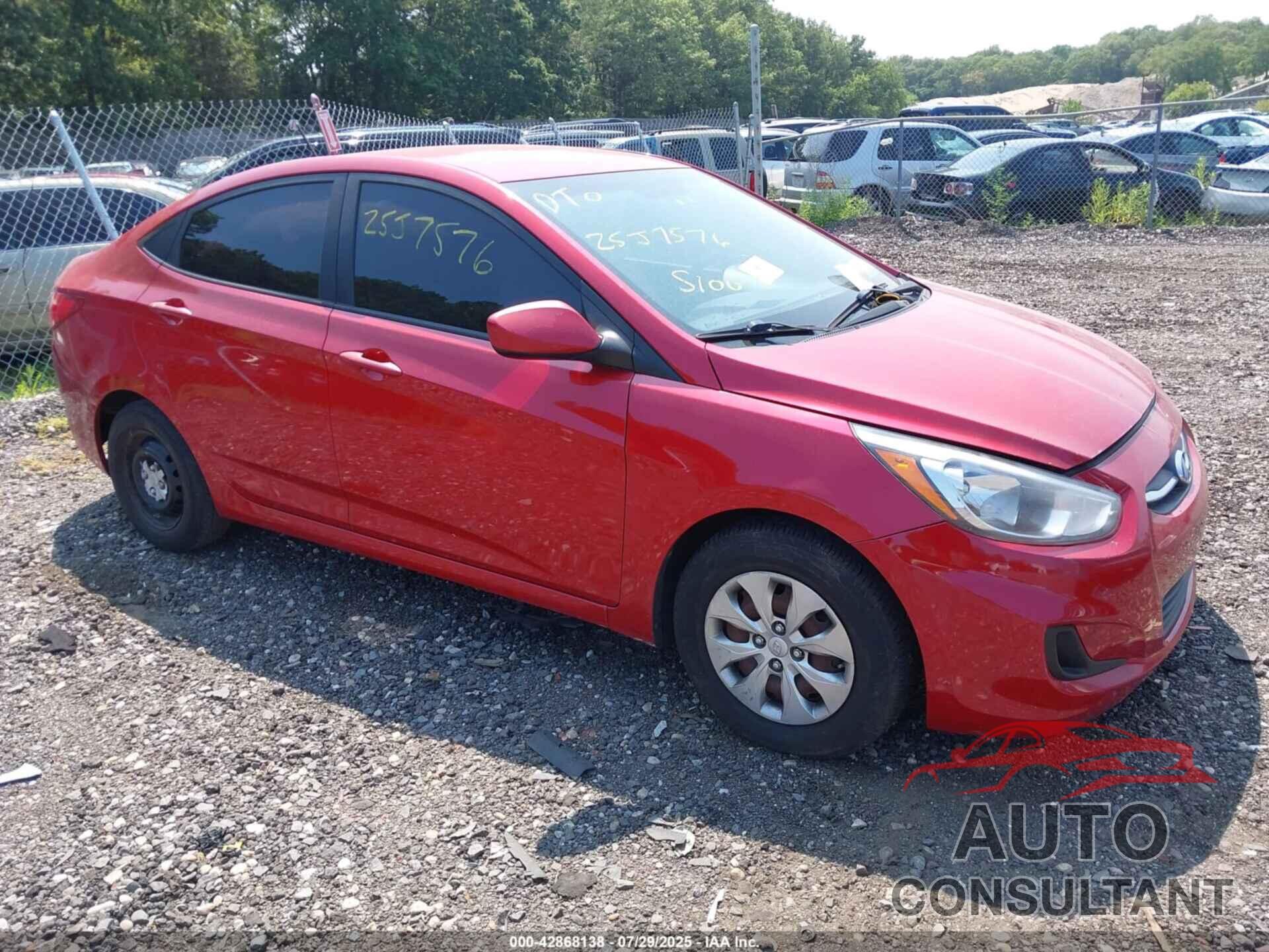 HYUNDAI ACCENT 2015 - KMHCT4AE9FU916842