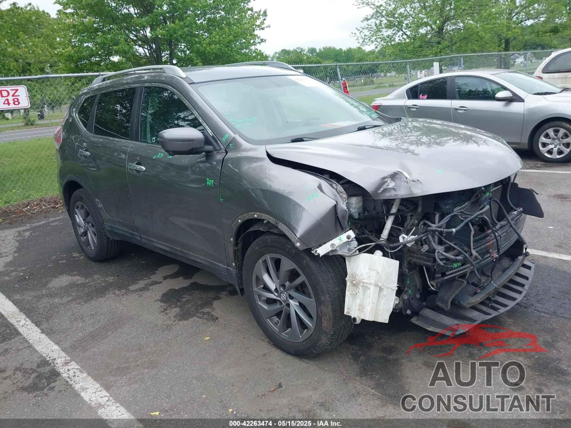 NISSAN ROGUE 2016 - 5N1AT2MV2GC772985