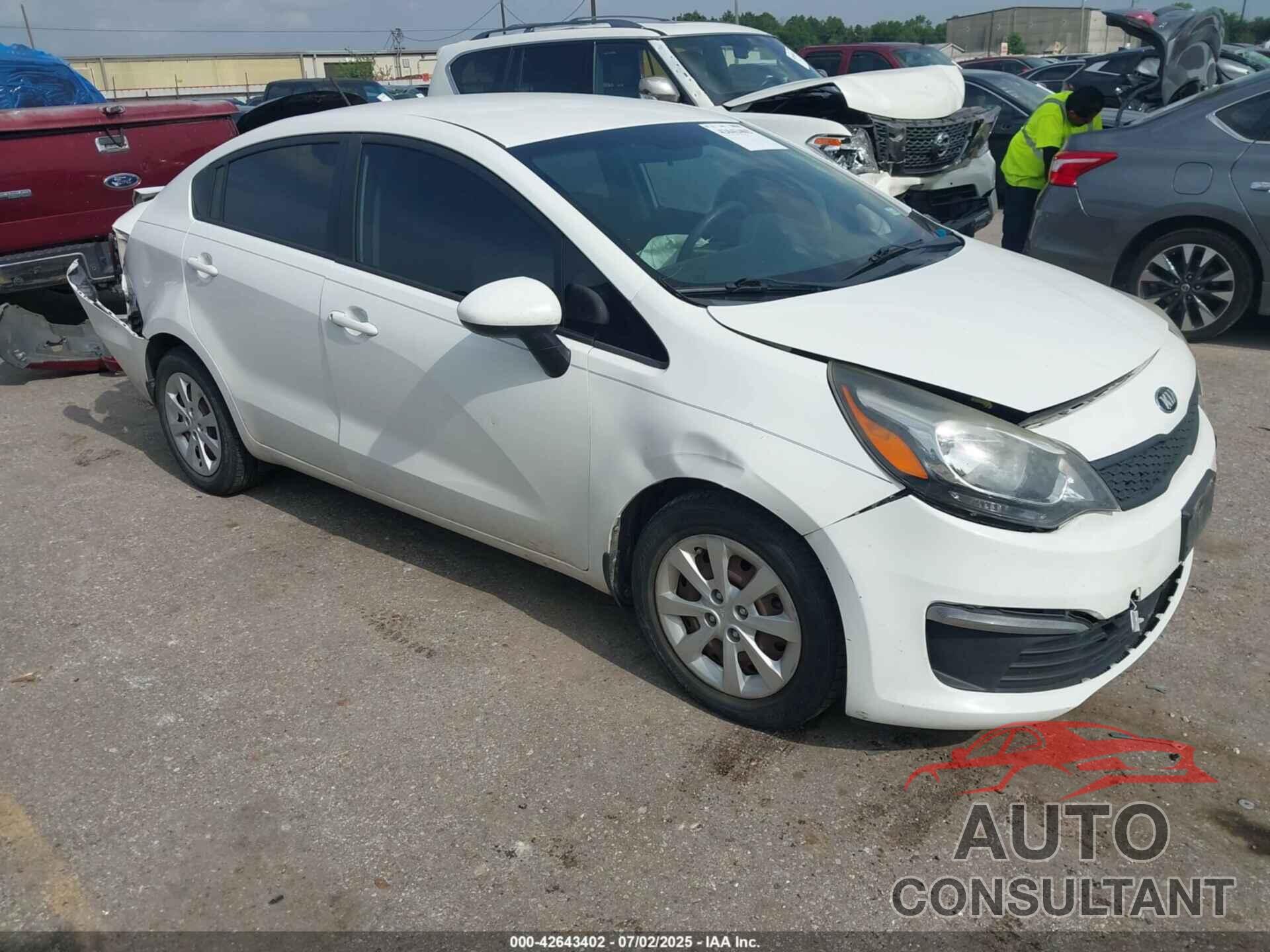 KIA RIO 2016 - KNADM4A31G6632872