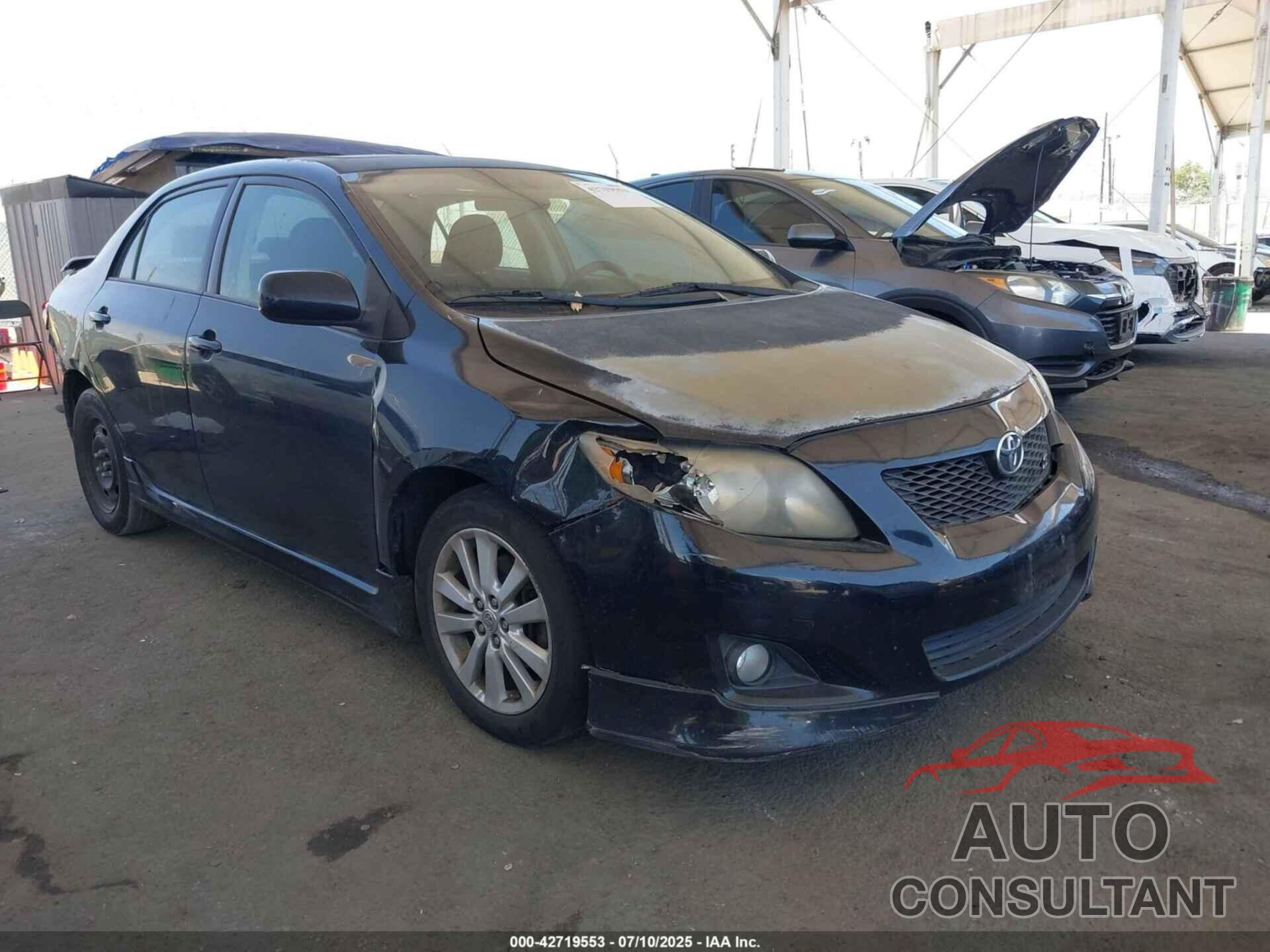 TOYOTA COROLLA 2009 - 1NXBU40E99Z041258