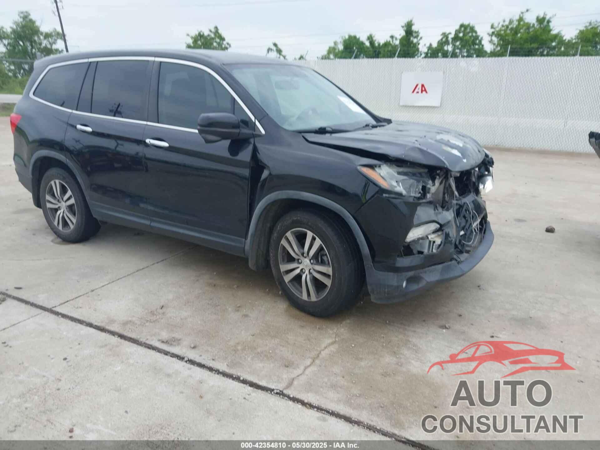 HONDA PILOT 2017 - 5FNYF5H57HB027160