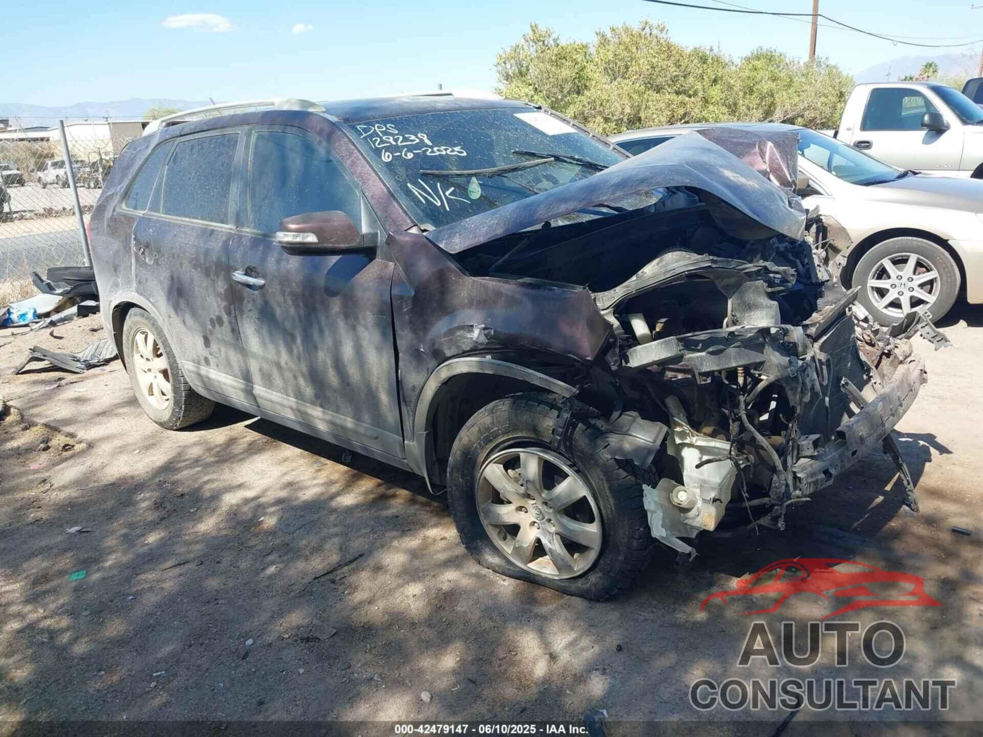 KIA SORENTO 2012 - 5XYKT4A60CG222417