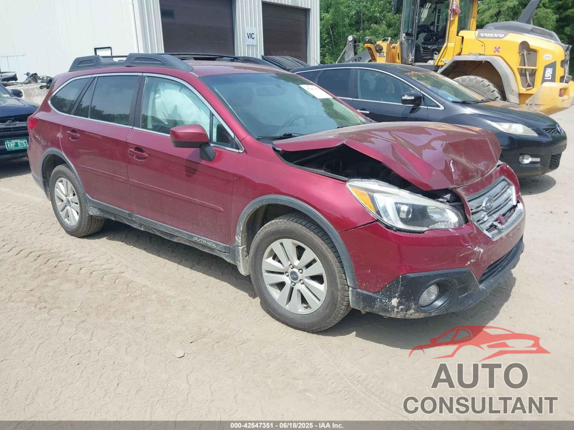 SUBARU OUTBACK 2017 - 4S4BSACC0H3315644